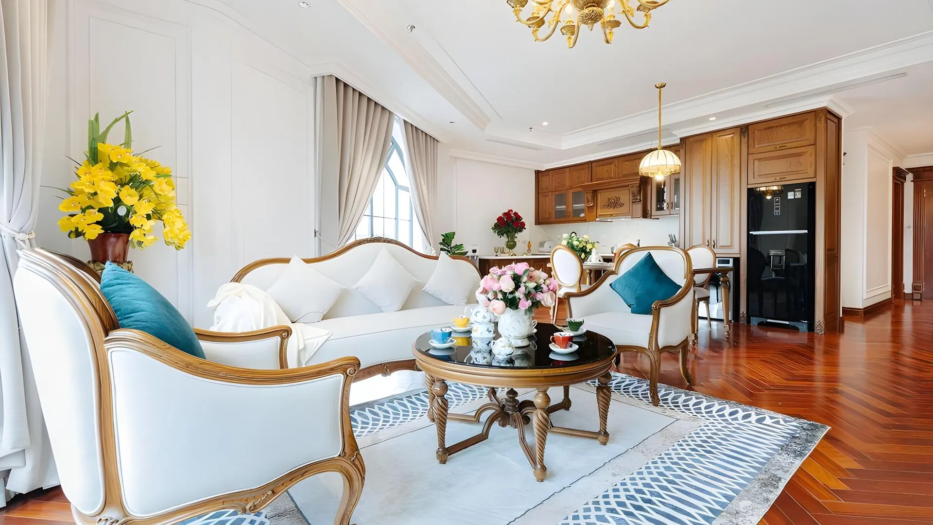 하노이 럭스 파라다이스 레지던스 76 토 응옥 반 3성급 게스트하우스 스위트룸