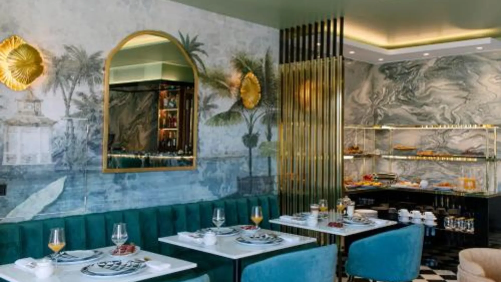 아베이루 1877 Estrela Palace 4성급 호텔 레스토랑