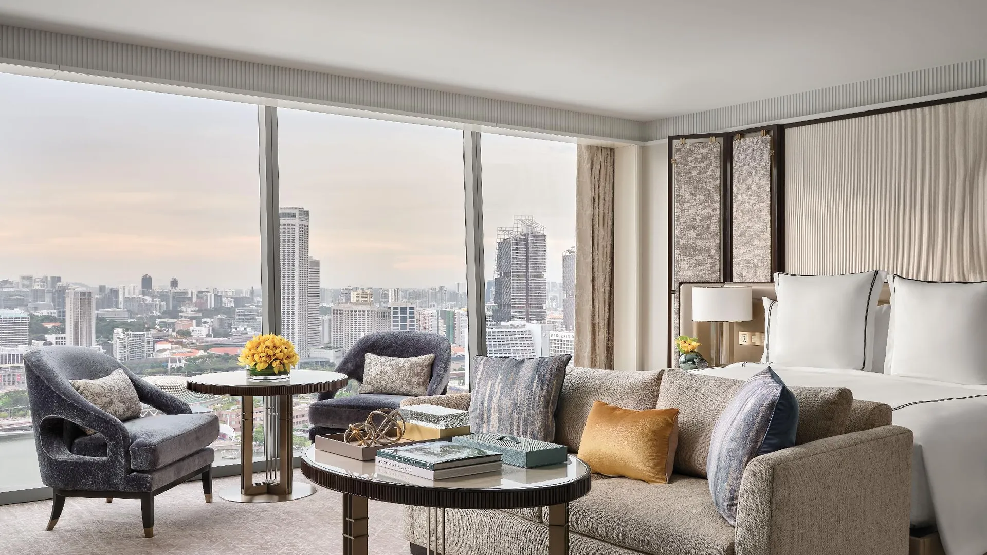 싱가포르 마리나 베이 샌즈 5성급 호텔 전망