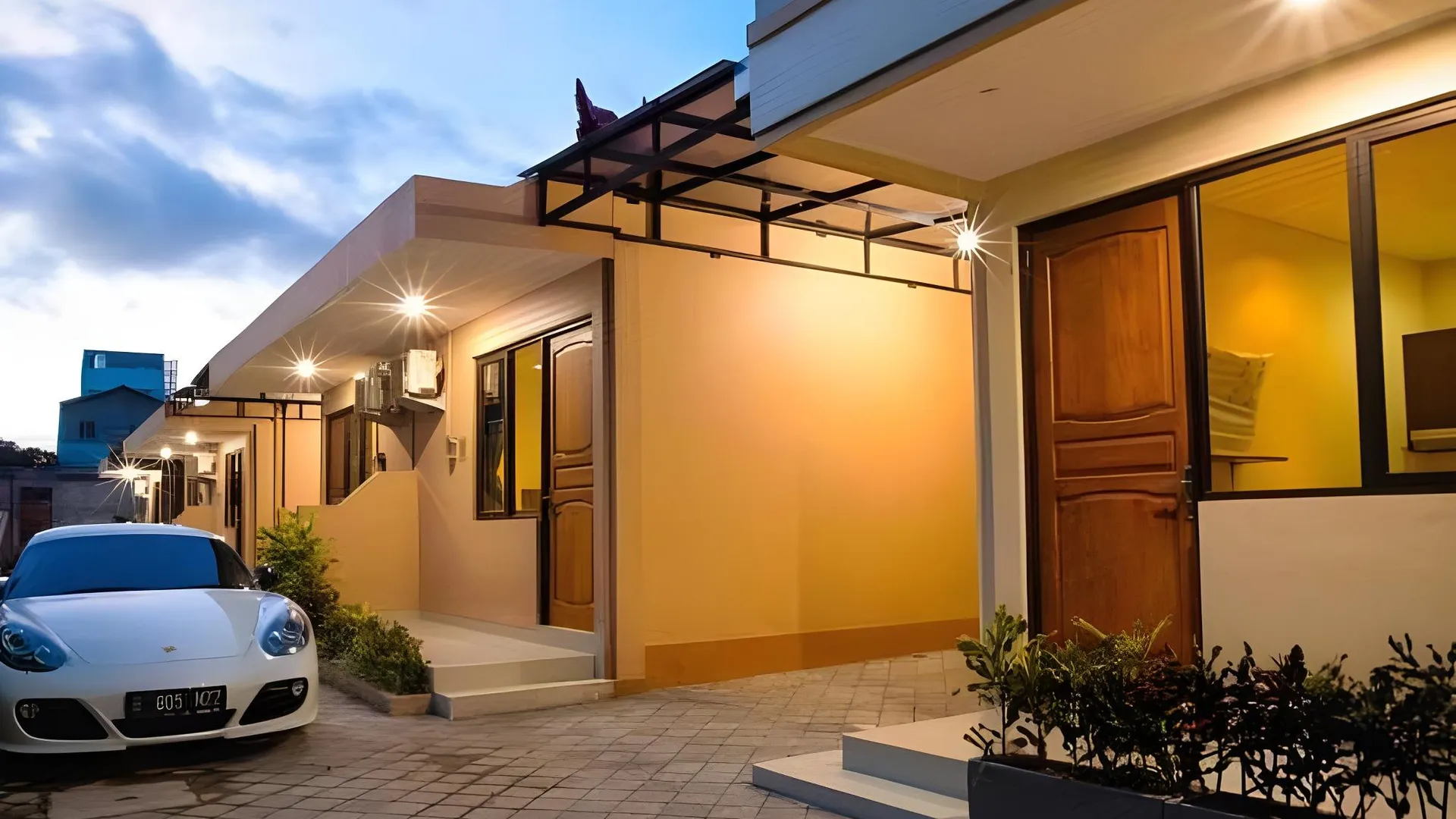 발리 디 맨션 발리 2성급 호텔 레스토랑