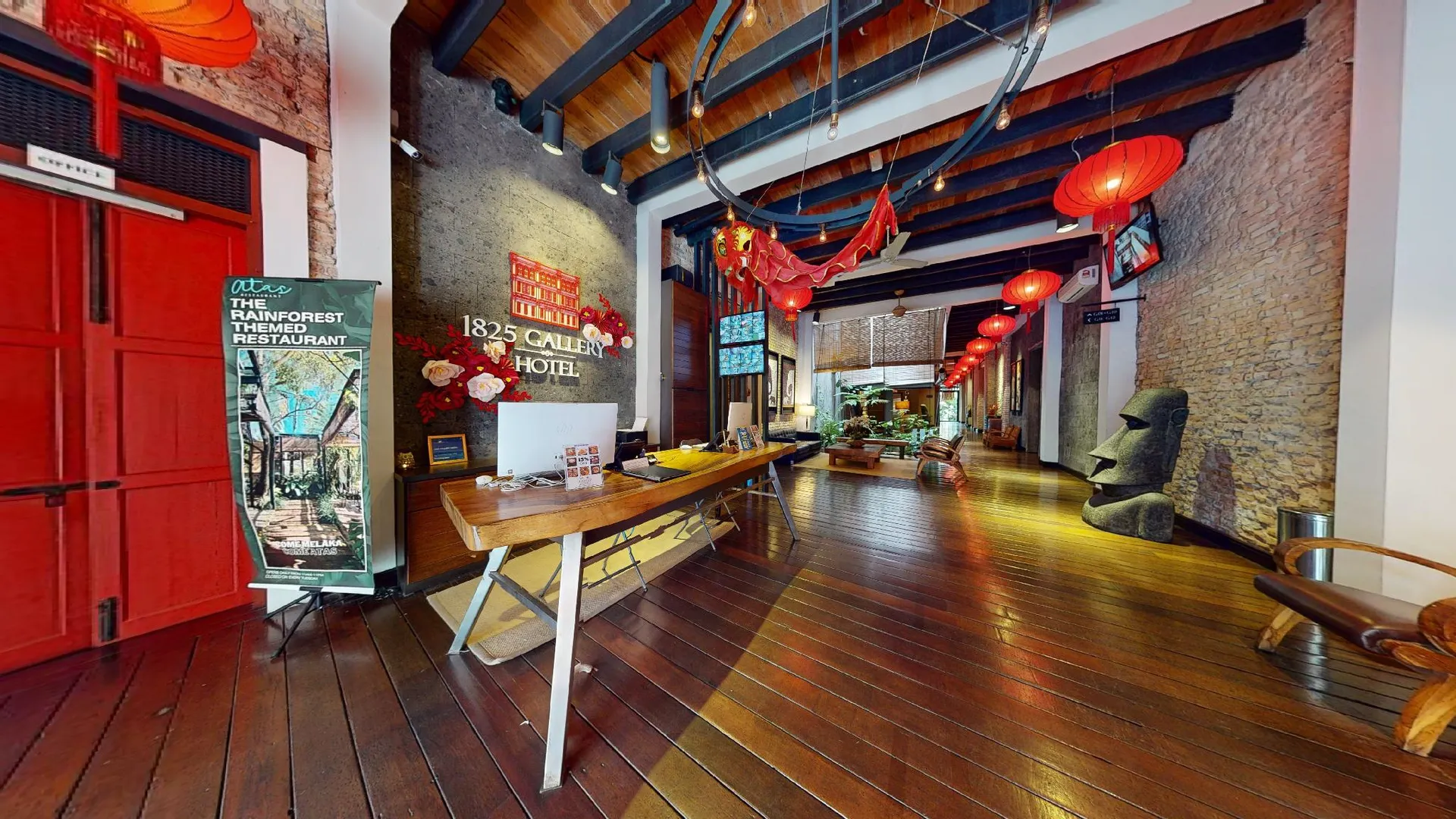 말라카 1825 갤러리 호텔 3성급 호텔 객실