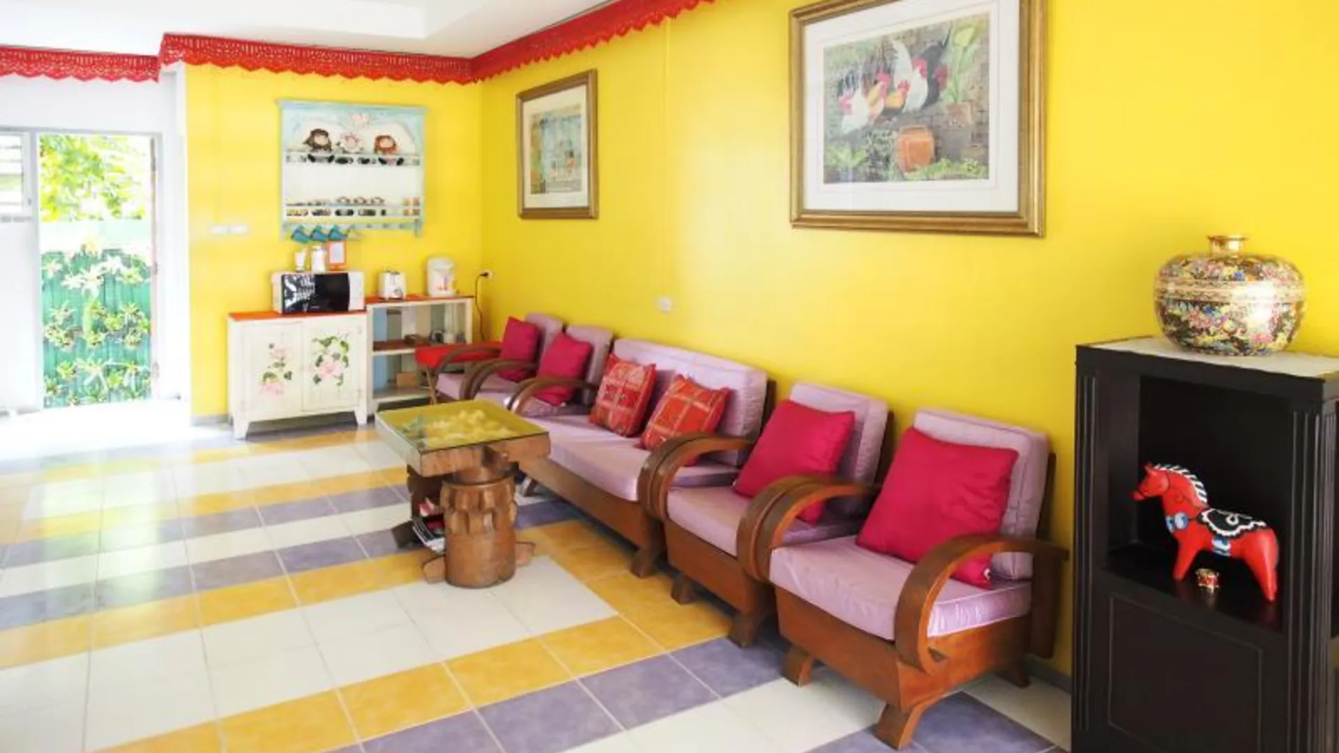 방콕 타나파 맨션 돈무앙 공항 2성급 호텔 로비