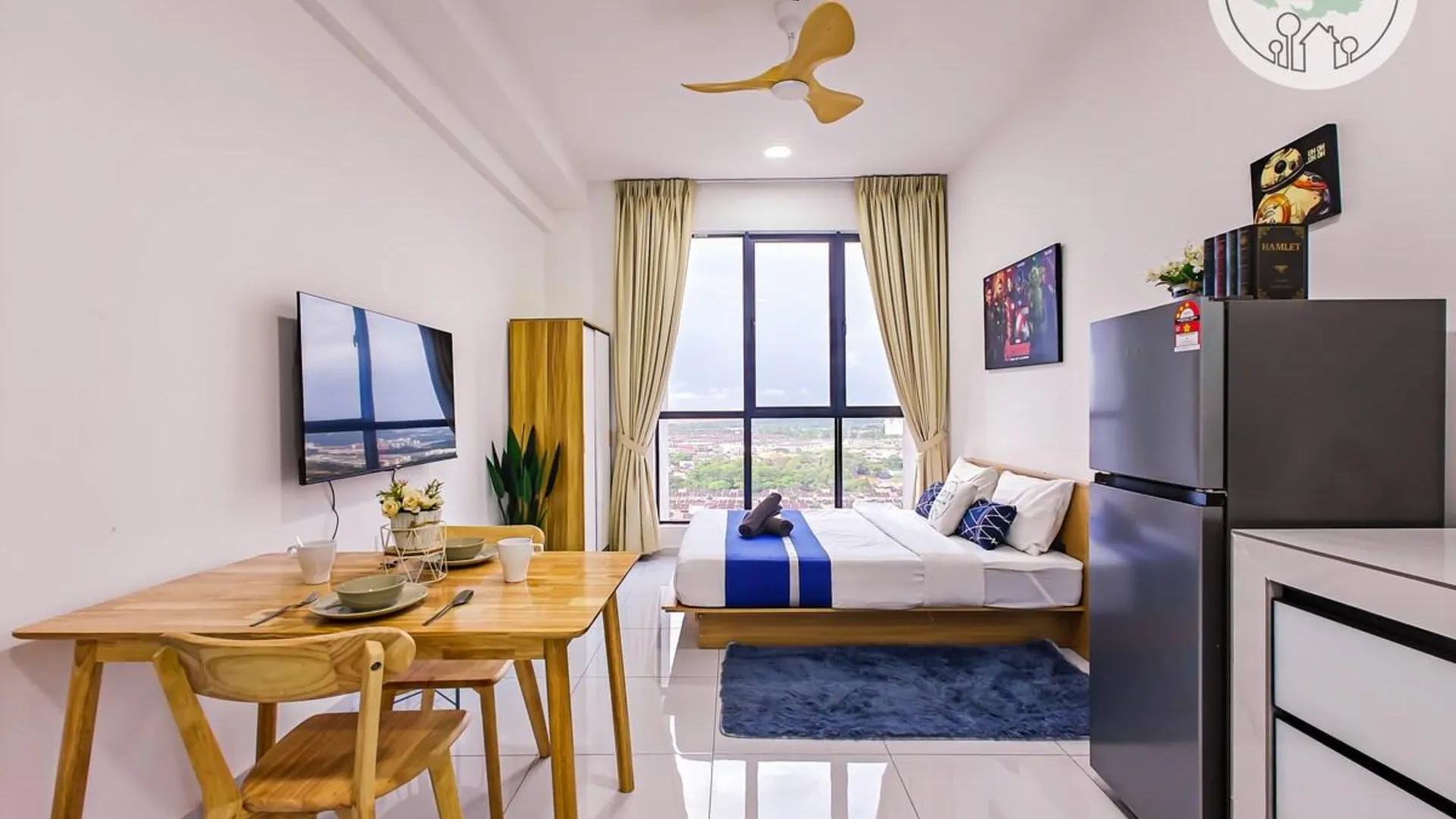 조호바루 / 조호르바루 스쿠다이의 스튜디오 아파트먼트 (30m², 프라이빗 욕실 1개) 4성급 싱글룸 스위트룸