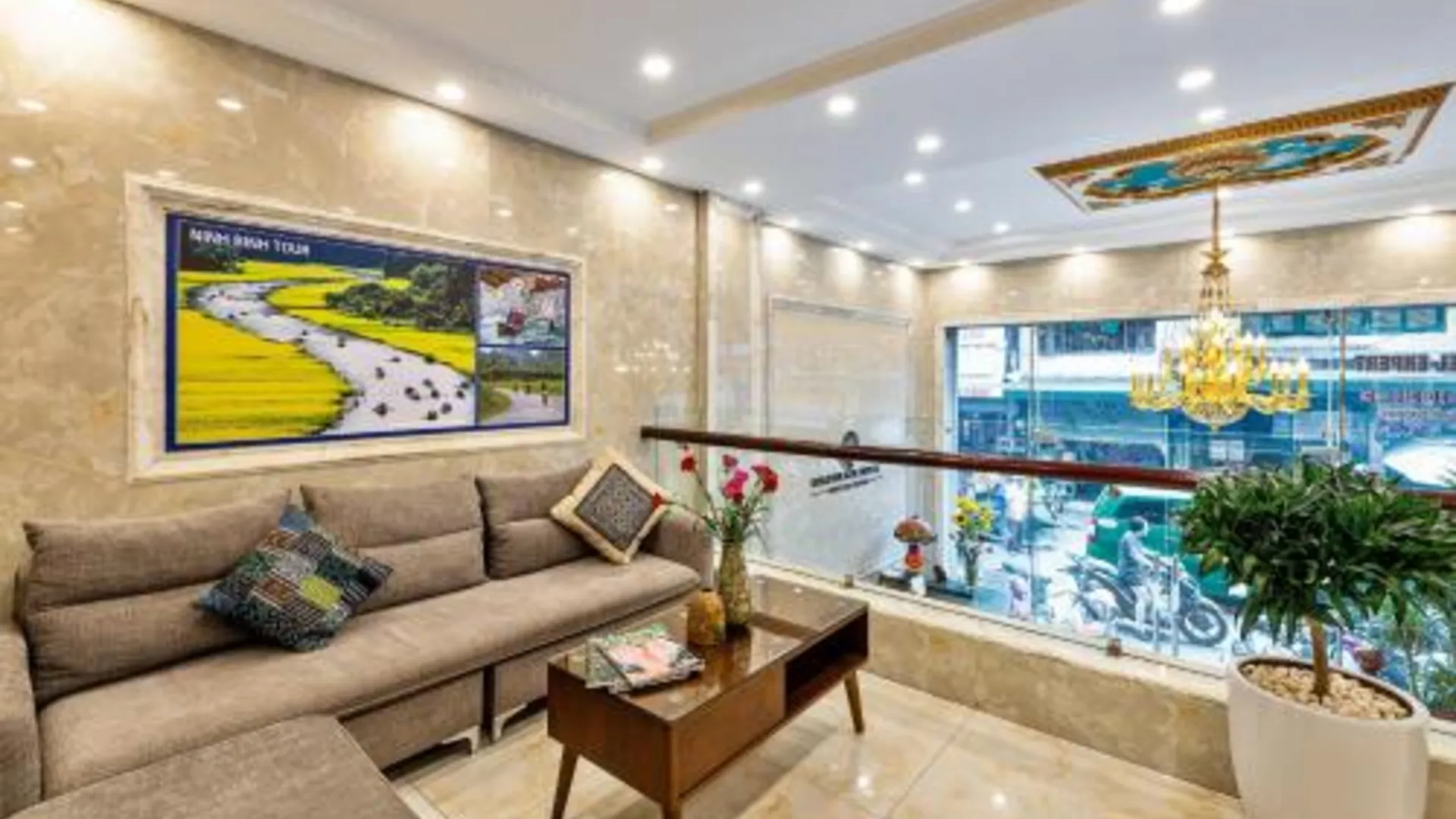 하노이 골든 선팰리스 호텔 3성급 호텔 로비