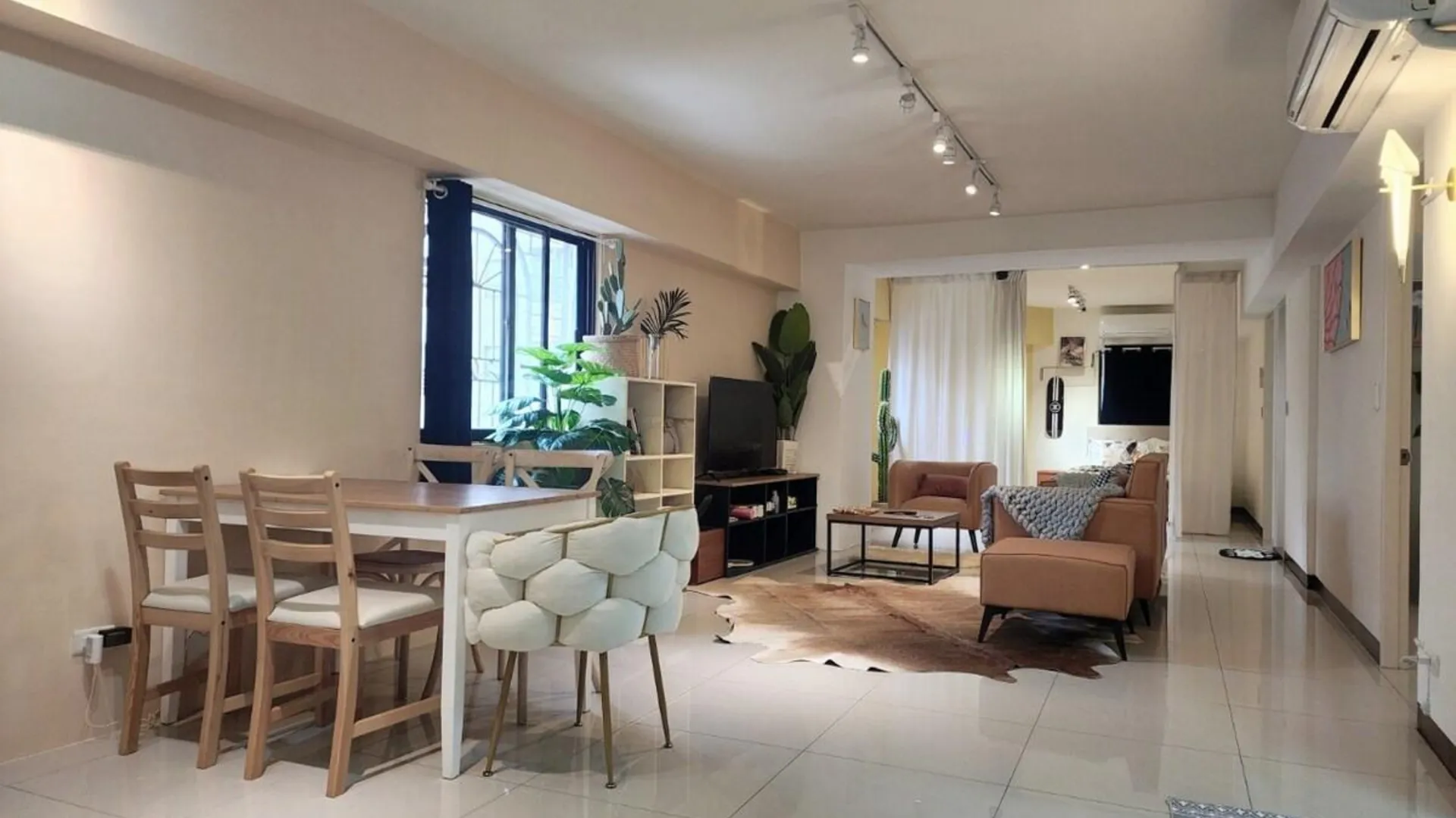 타이베이 시먼딩의 아파트먼트 (132m², 침실 3개, 프라이빗 욕실 2개) 3성급 싱글룸 전망