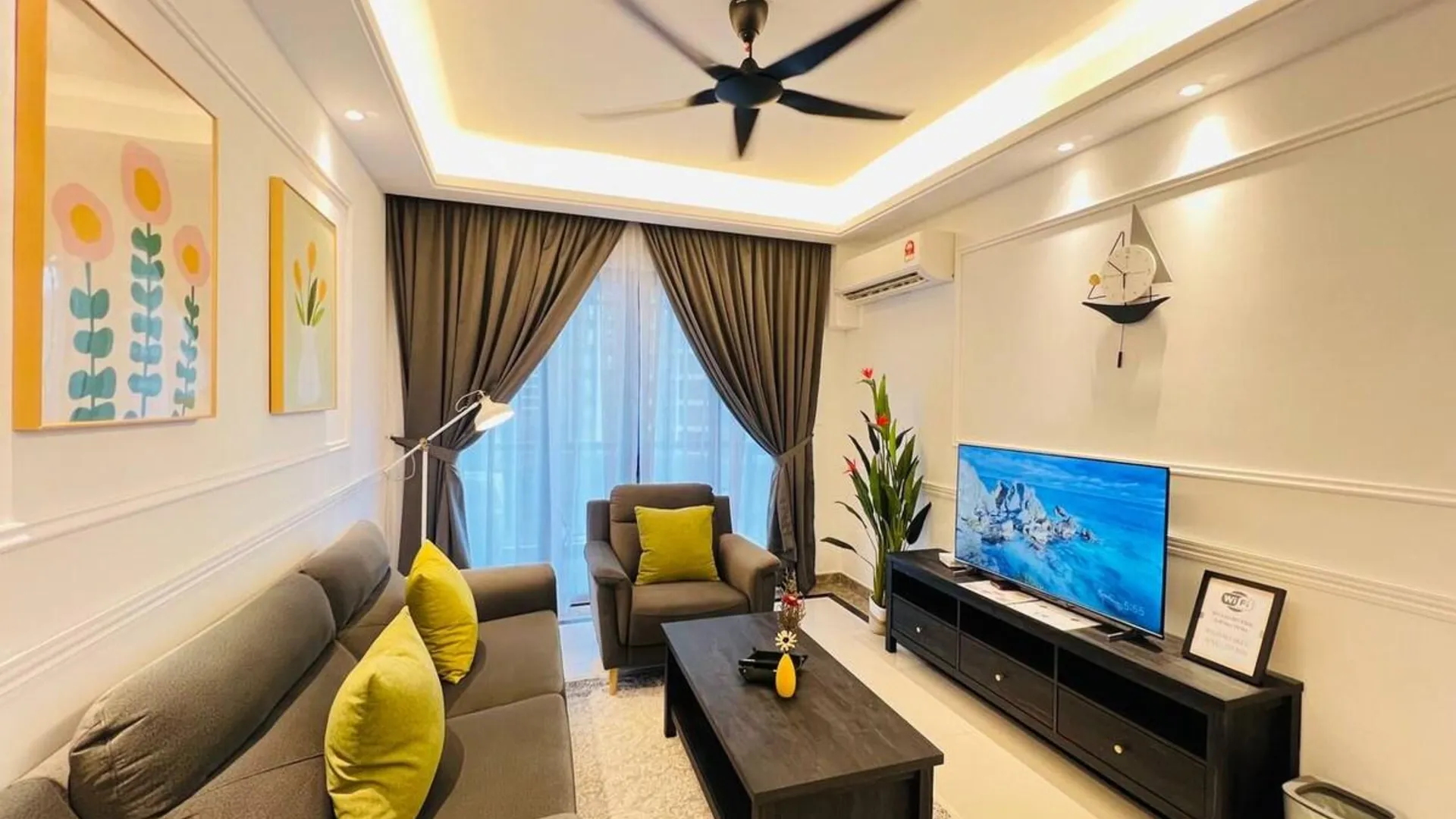 조호바루 / 조호르바루 조호바루의 아파트먼트 (70m², 침실 2개, 프라이빗 욕실 1개) 3성급 싱글룸 스위트룸