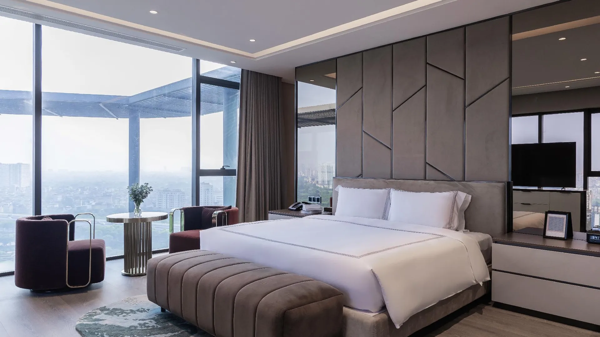 하노이 프레이저 레지던스 하노이 5성급 호텔 스위트룸