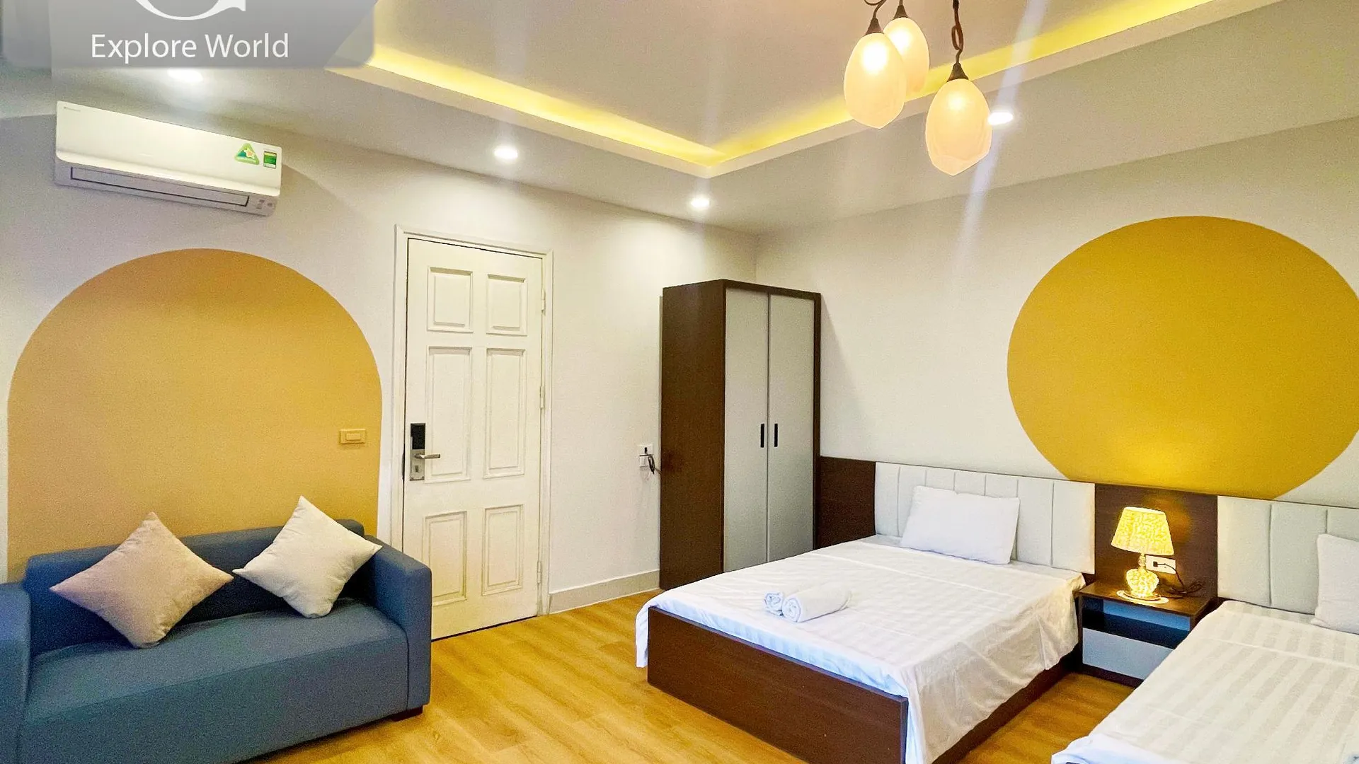 하노이 웨스트 레이크 홈즈 3성급 호텔 객실