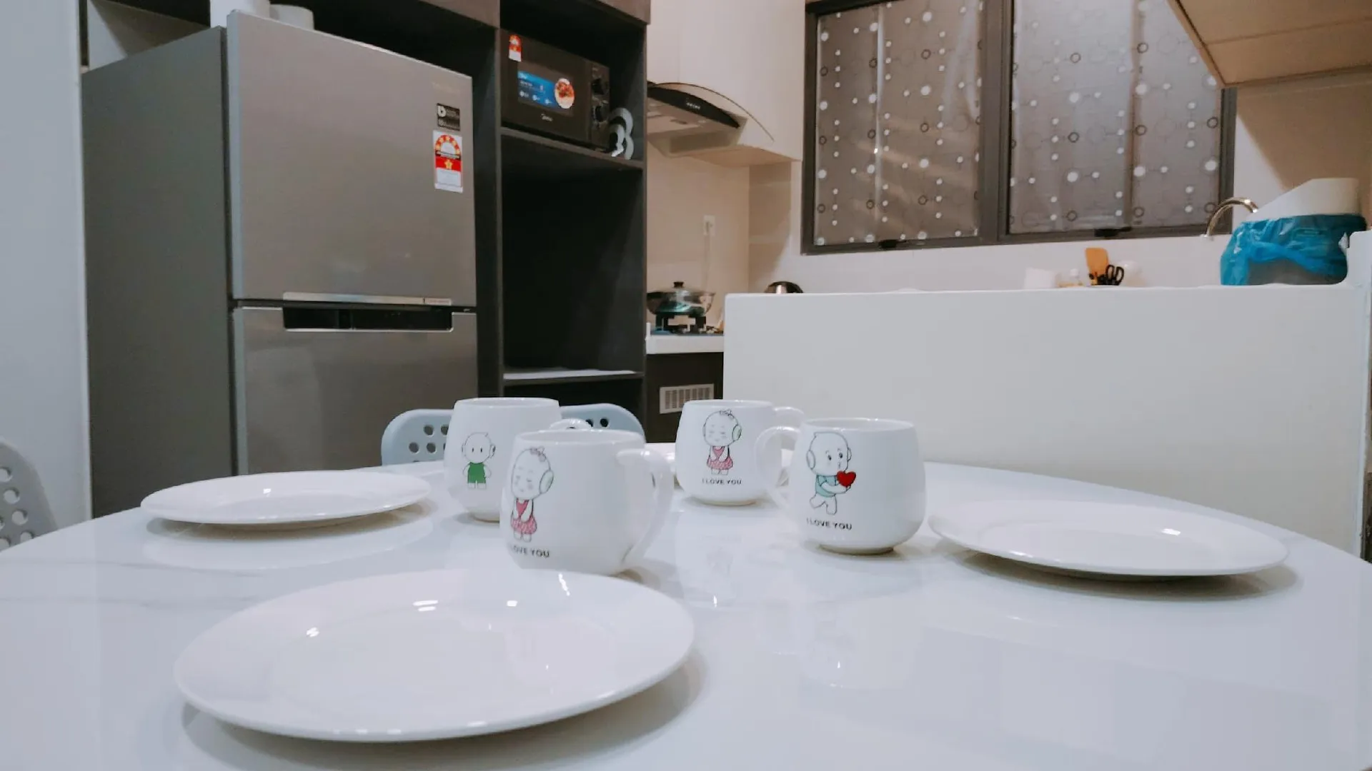 조호바루 / 조호르바루 당가베이의 아파트먼트 (76m², 침실 2개, 프라이빗 욕실 2개) 4성급 싱글룸 레스토랑