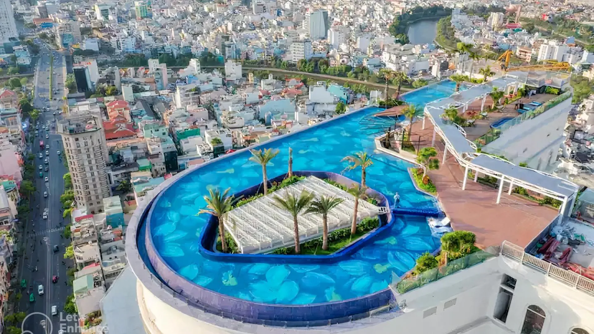 호치민 3군의 아파트먼트 (90m², 침실 2개, 프라이빗 욕실 1개) 4성급 싱글룸 외관