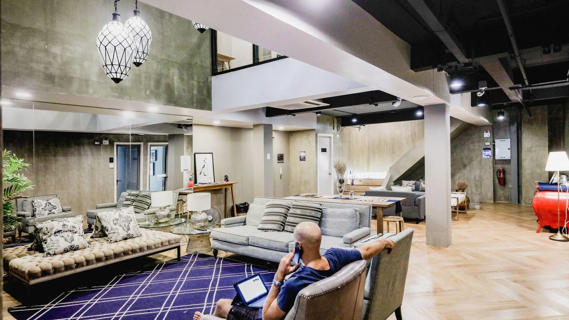 방콕 컬렉션 O 더 스페이즈 호스텔 3성급 호텔 로비