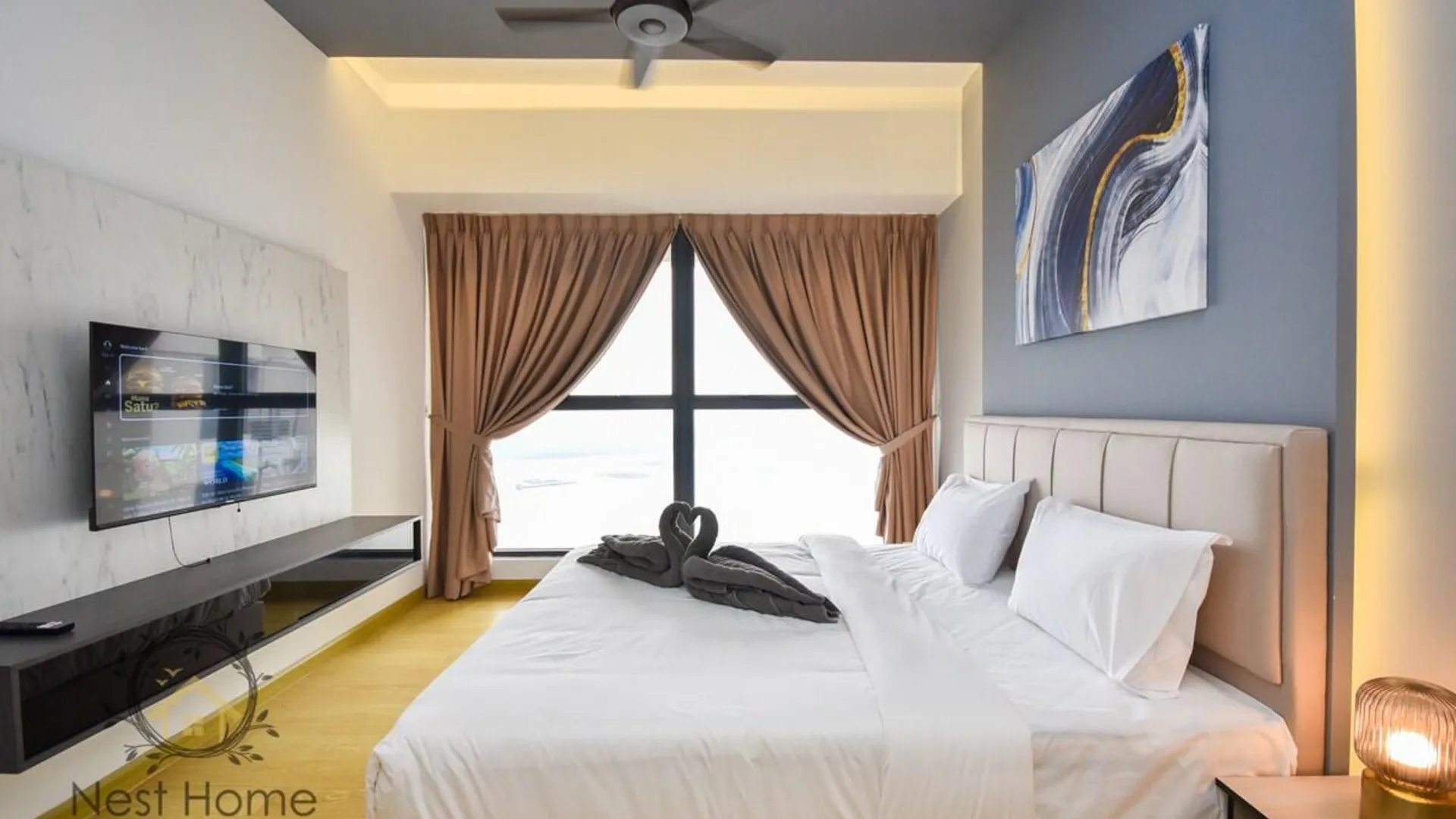 조호바루 / 조호르바루 D'Sunset Suite【Ultimate Seaview & HD Projector】12B 4성급 싱글룸 스위트룸