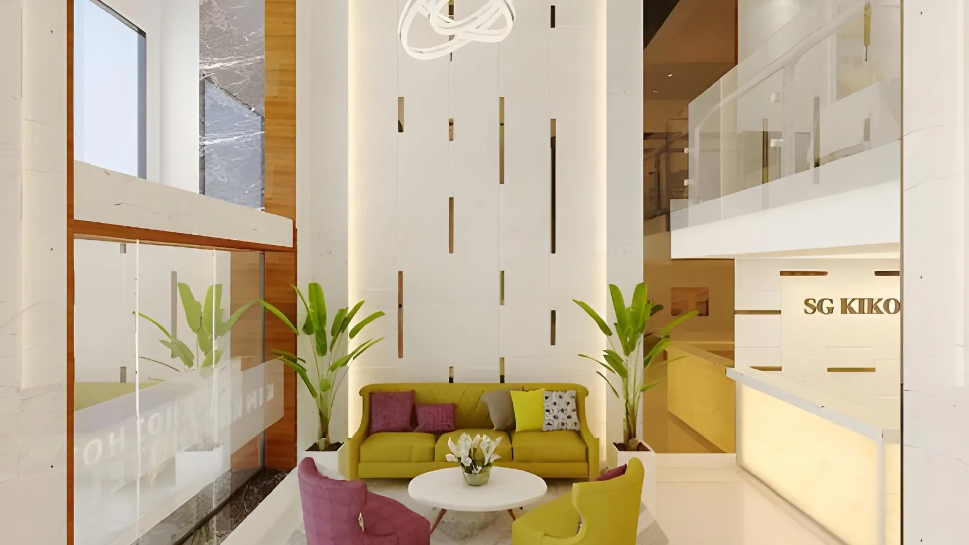 호치민 사이공 키코 호텔 3성급 호텔 로비