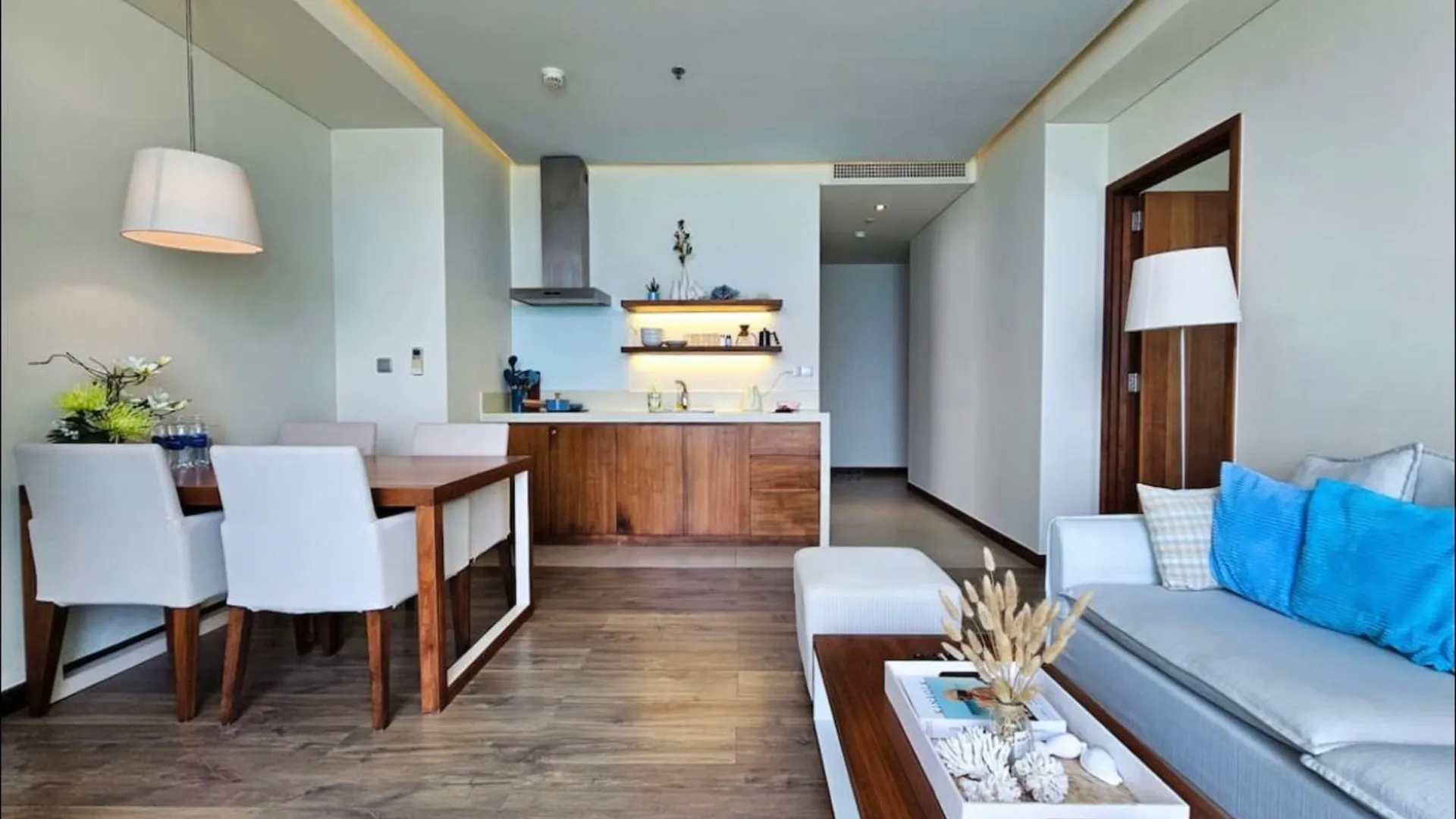 다낭 프억 미의 아파트먼트 (90m², 침실 2개, 프라이빗 욕실 2개) 5성급 싱글룸 객실