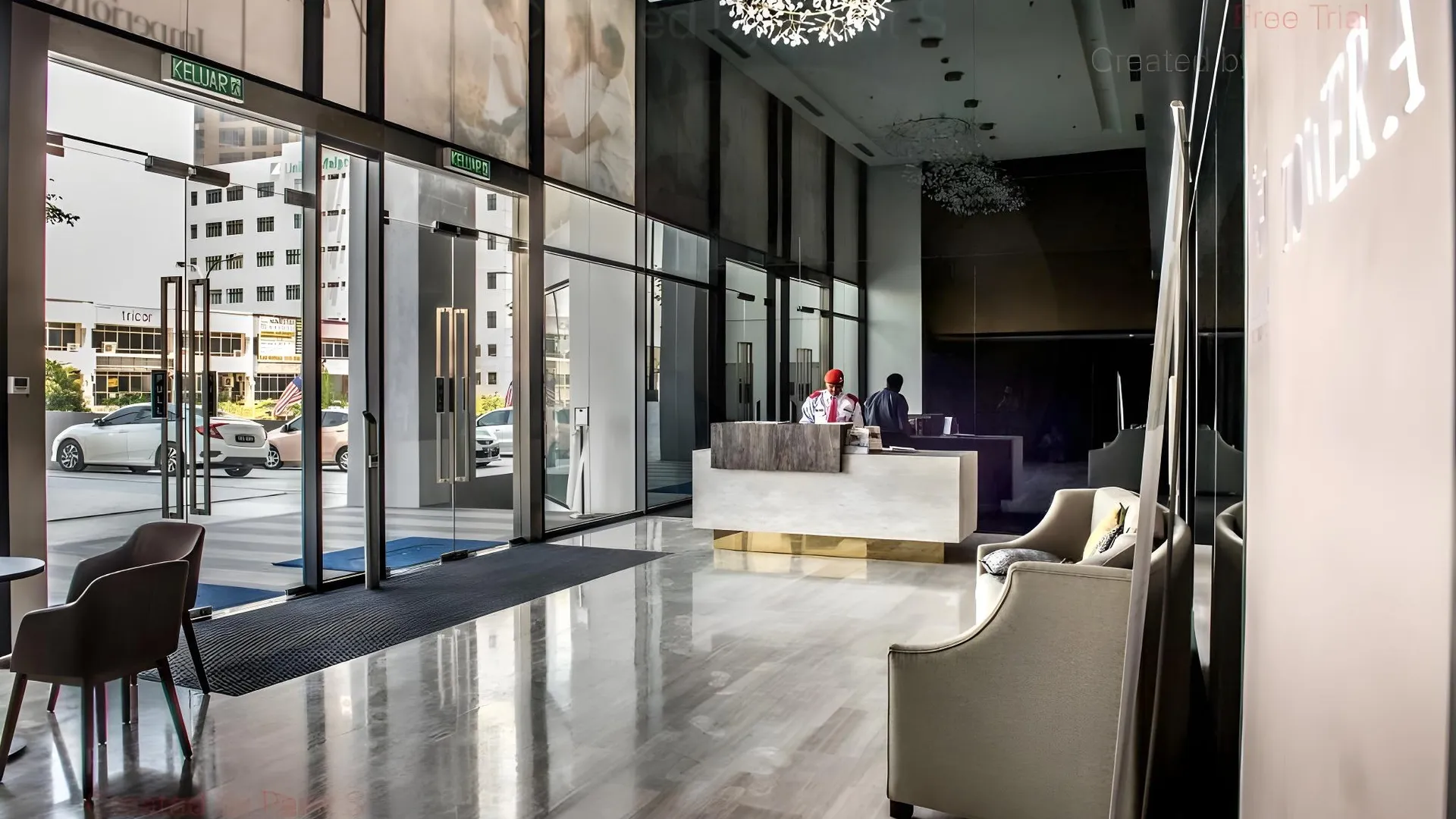 말라카 Luxury Studio bathtub@Imperio Melaka S28 3성급 게스트하우스 레스토랑