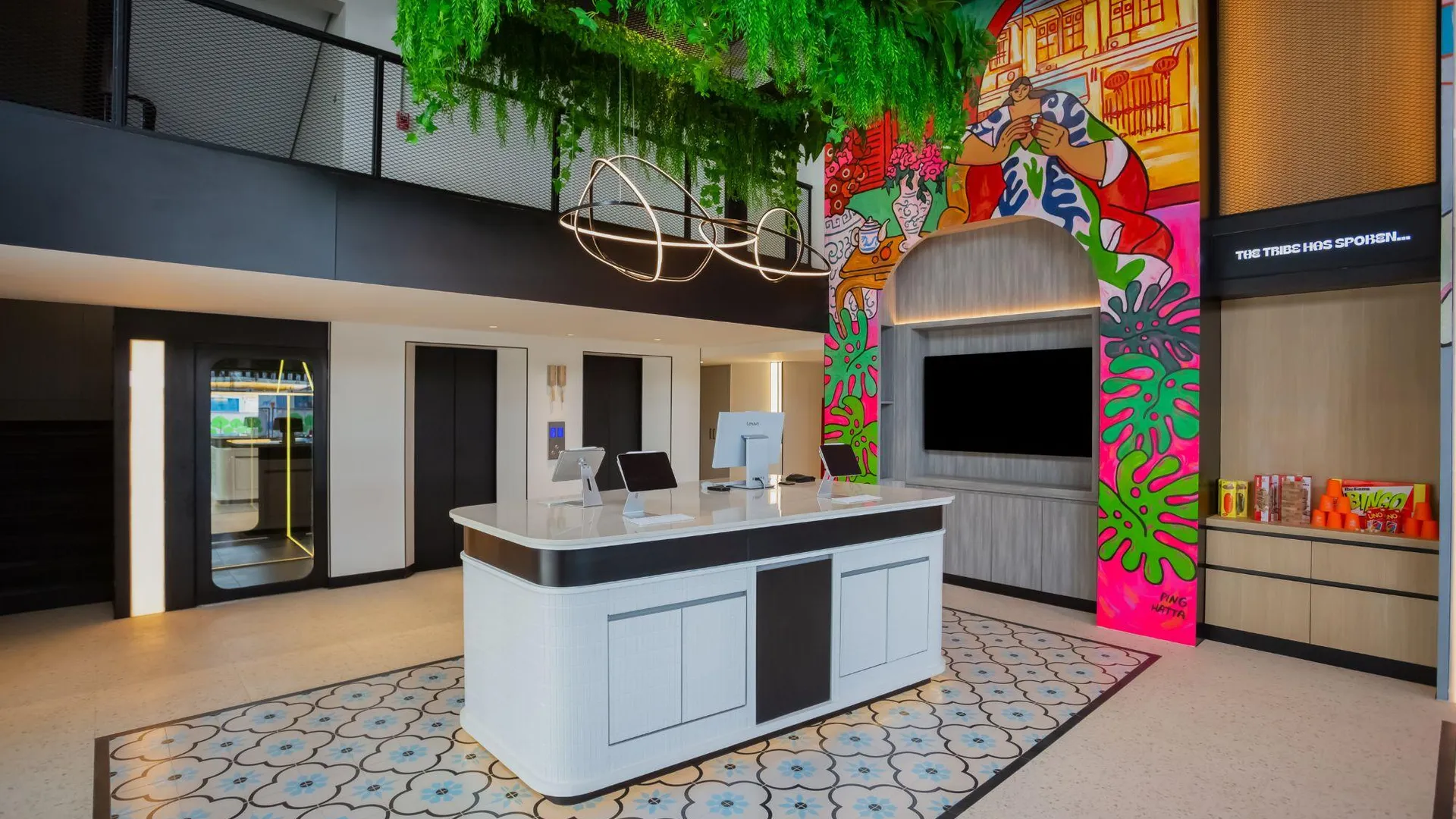 방콕 럽 디 방콕 차이나타운 3성급 호텔 로비