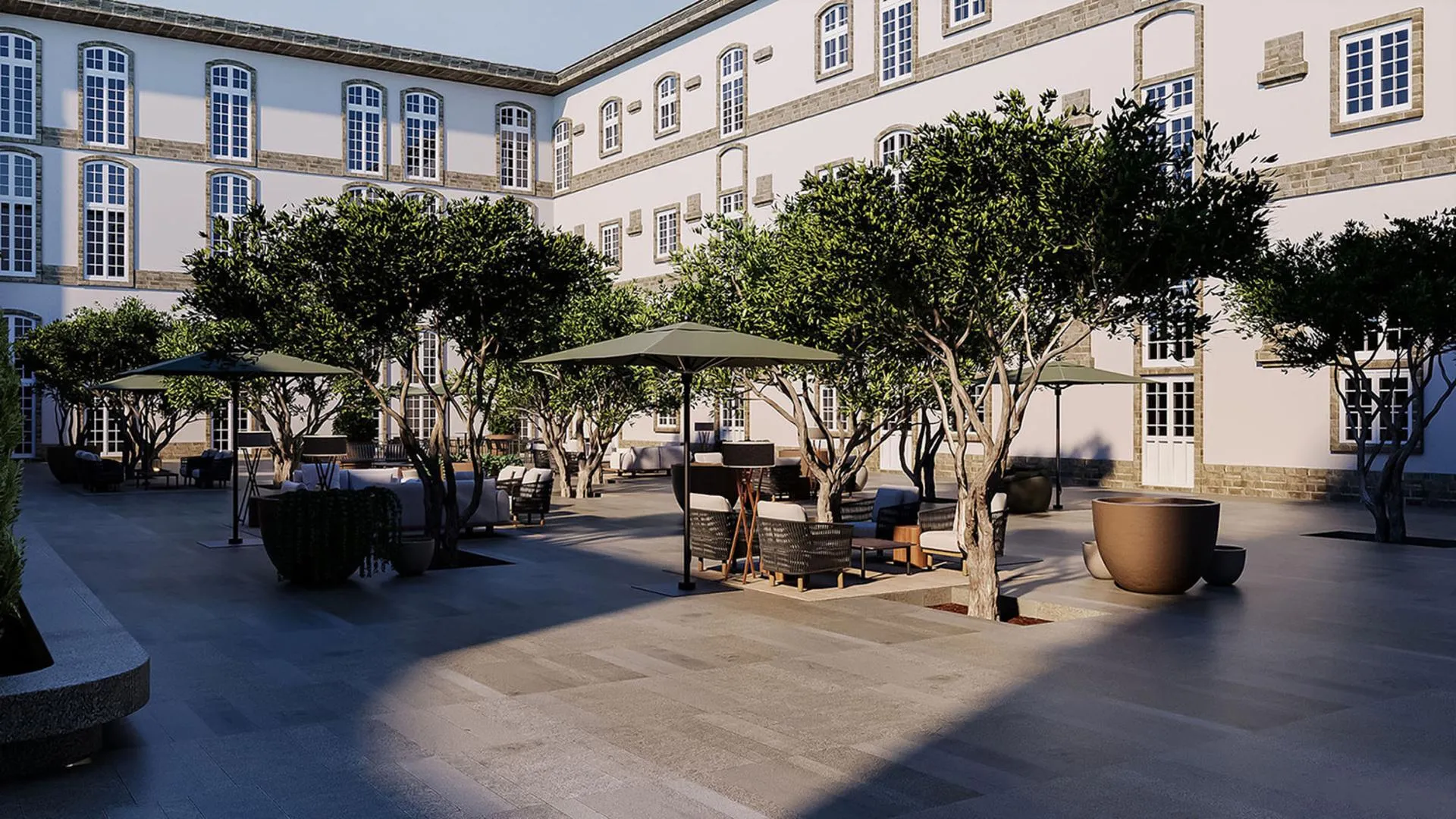 빌라 두 꽁드 The Lince Santa Clara 5성급 호텔 레스토랑