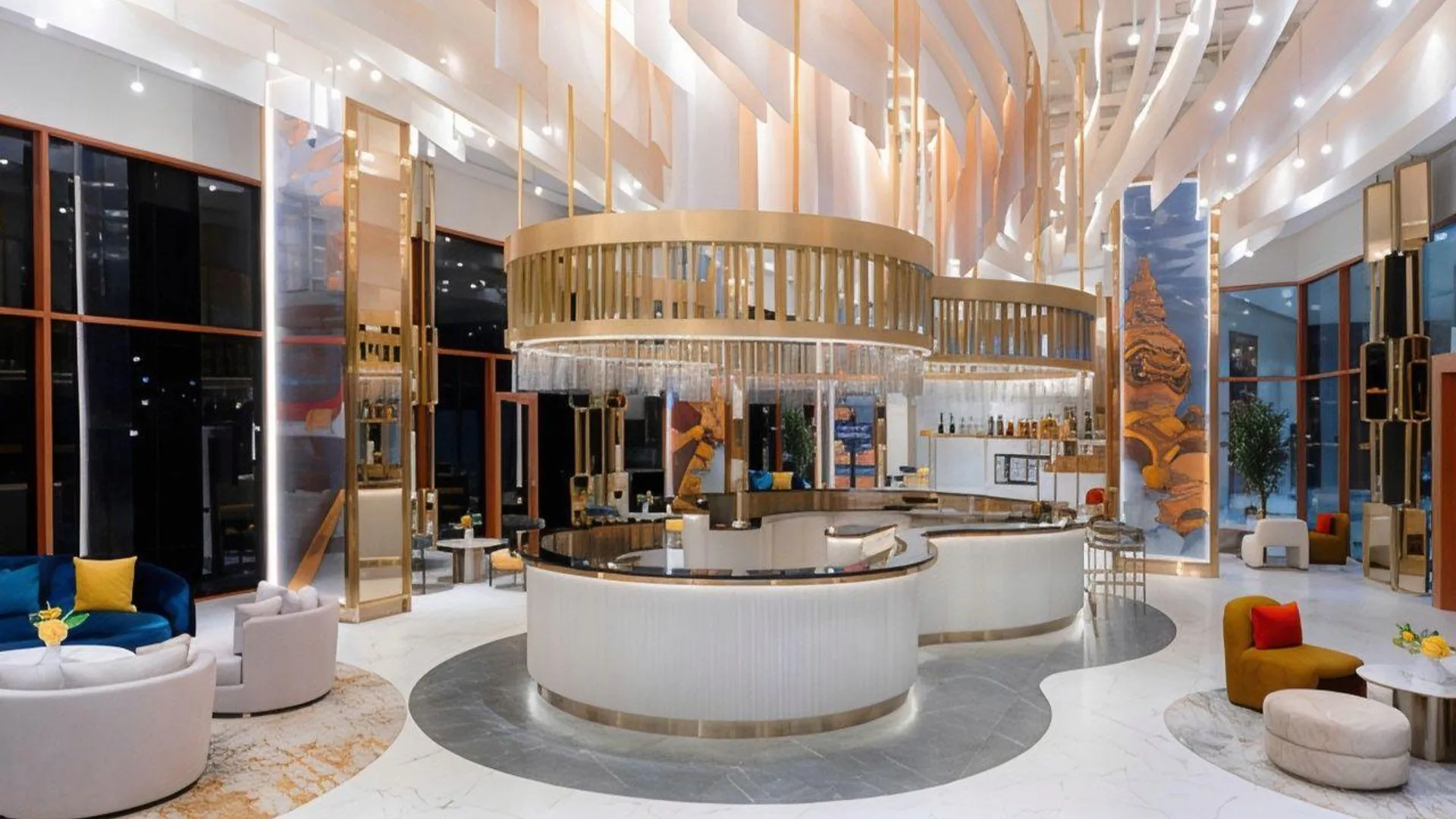 방콕 카시아 라마 9 방콕 4성급 호텔 로비