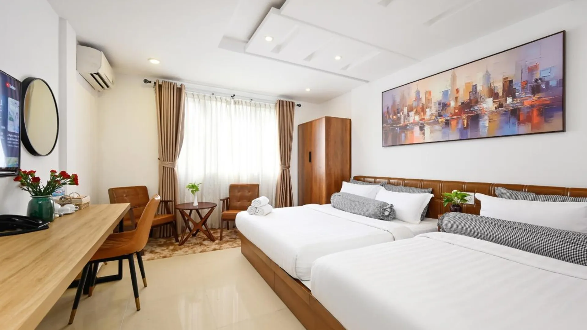 호치민 아모리 호텔 벤탄 4성급 호텔 스위트룸