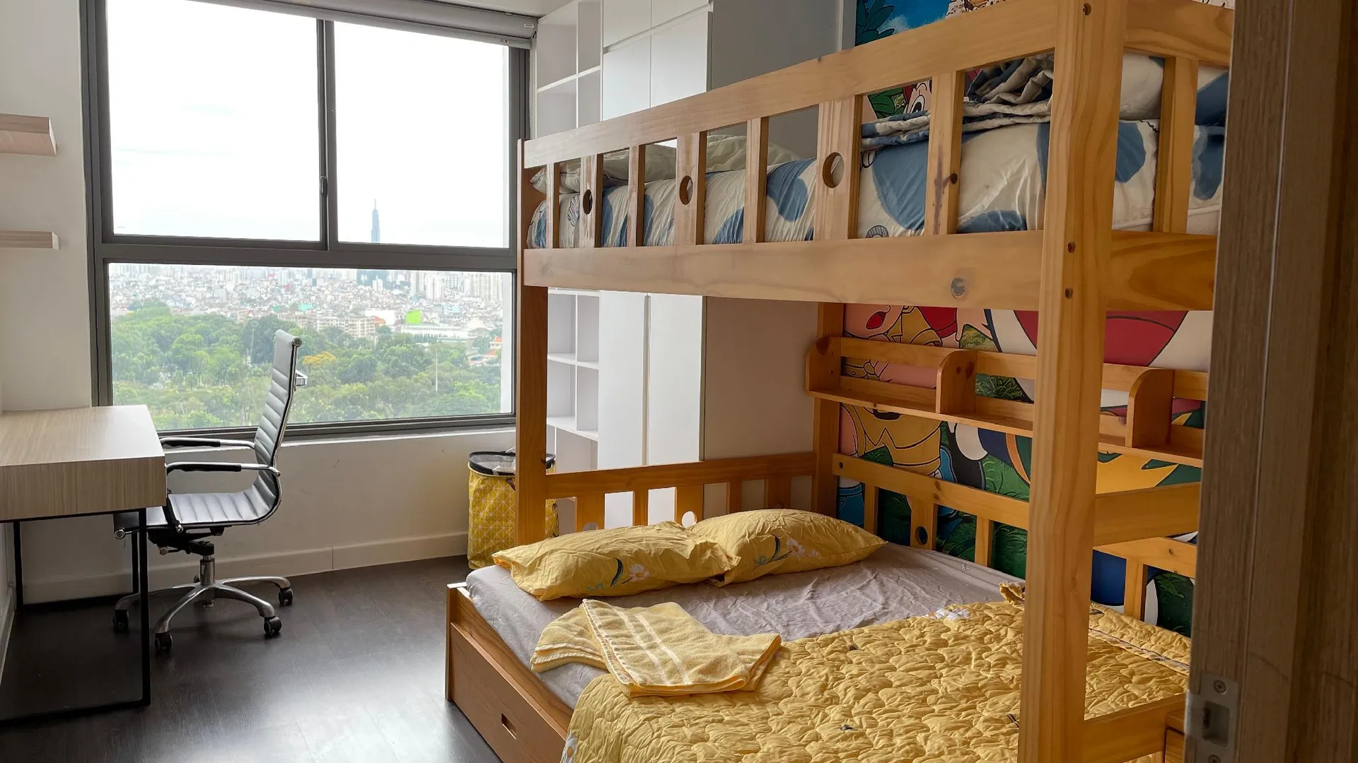 호치민 푸뉴언의 아파트먼트 (75m², 침실 2개, 프라이빗 욕실 2개) 2성급 싱글룸 부대시설