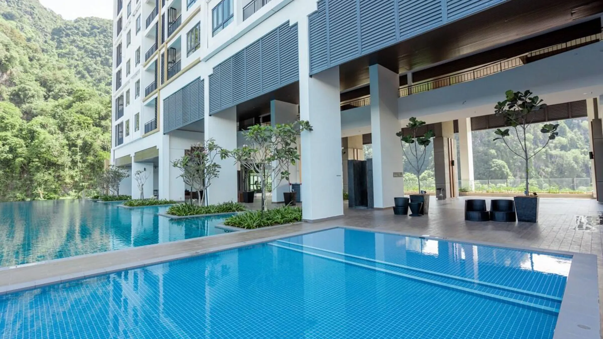 이포 탐분의 아파트먼트 (76m², 침실 2개, 프라이빗 욕실 2개) 4성급 싱글룸 로비