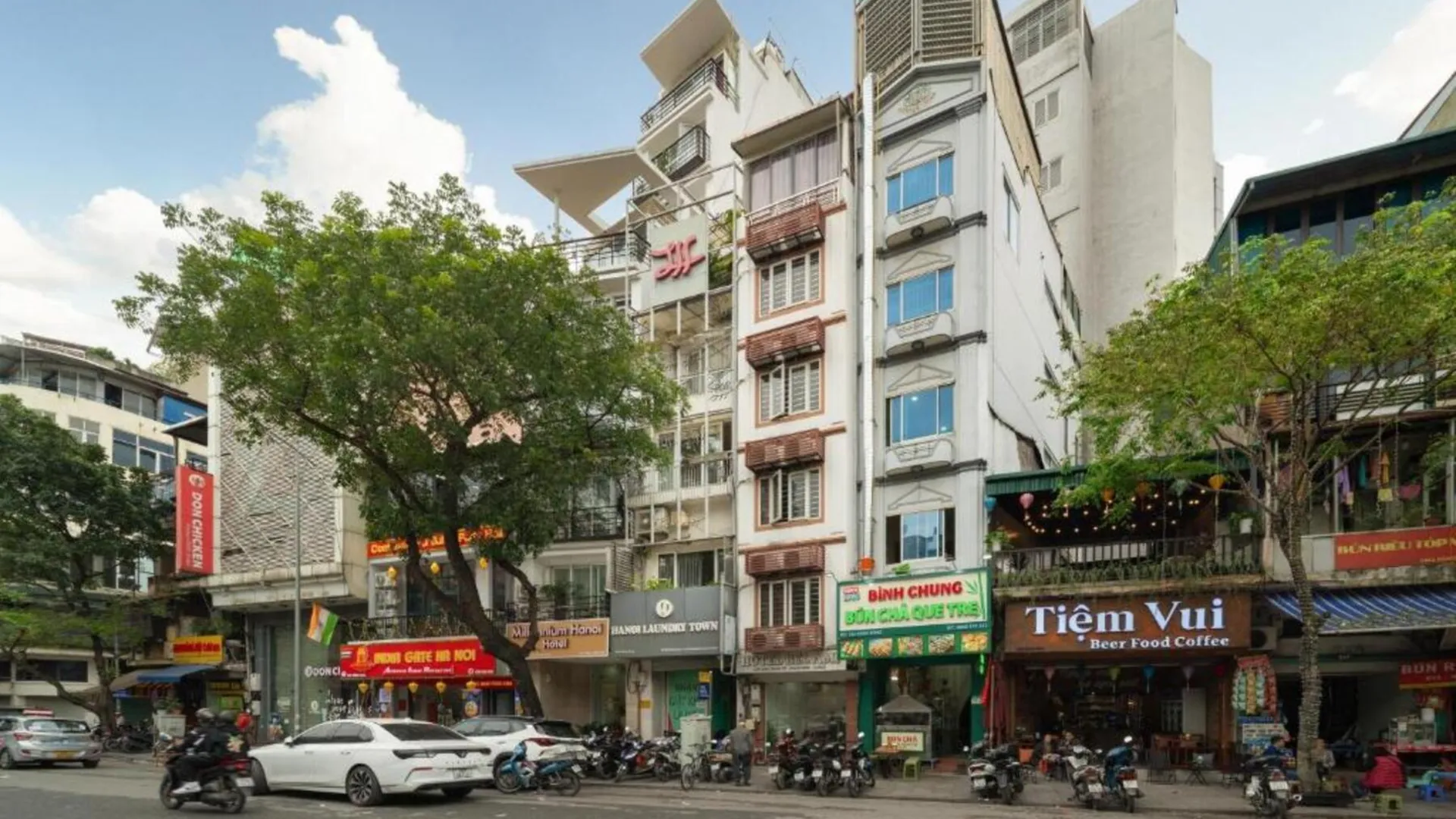 하노이 찐스 하우스 - 항봉 3성급 호텔 전망