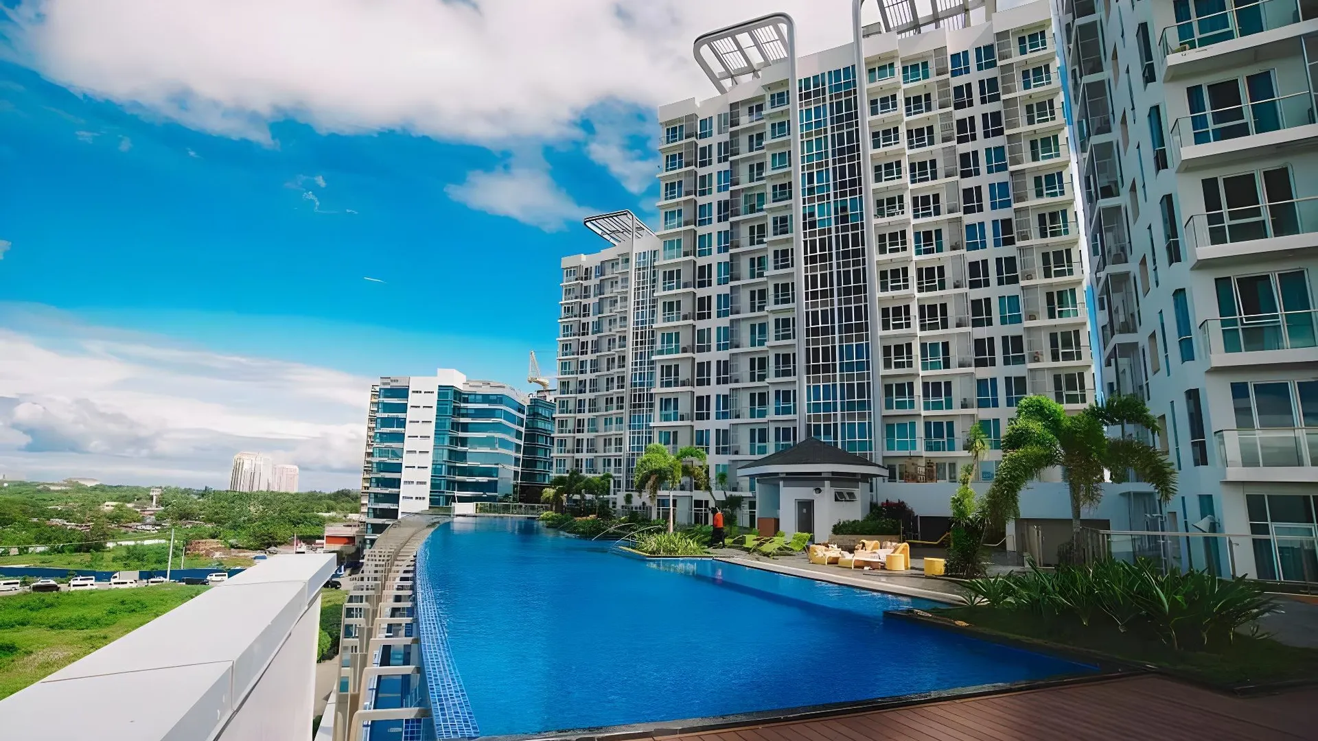 세부 막탄 섬의 아파트먼트 (100m², 침실 2개, 프라이빗 욕실 2개) 5성급 게스트하우스 로비