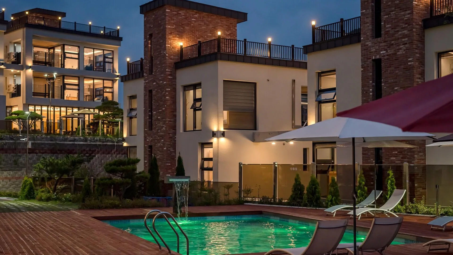 청도군 까사로마 풀빌라 3성급 게스트하우스 외관