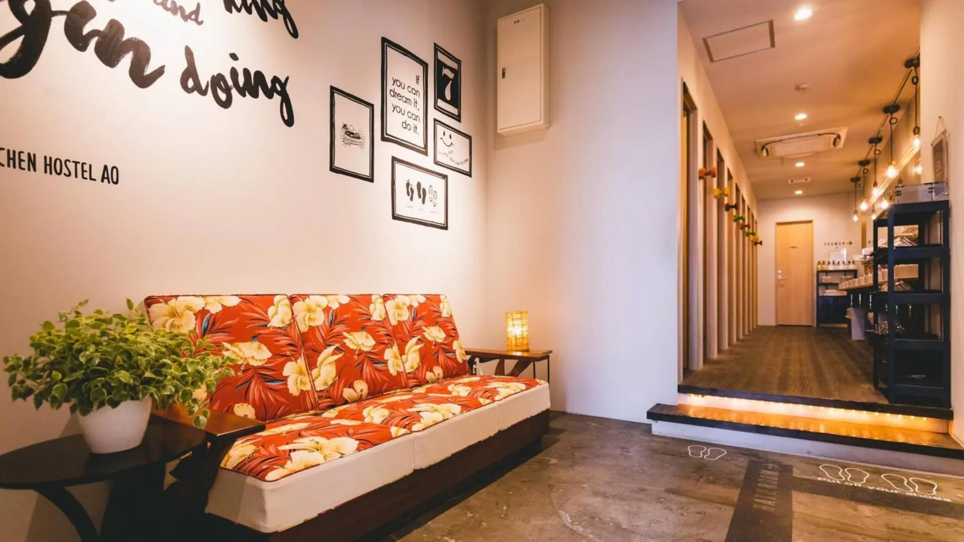 오키나와 본섬 더 키친 호스텔 AO 2성급 호텔 스위트룸