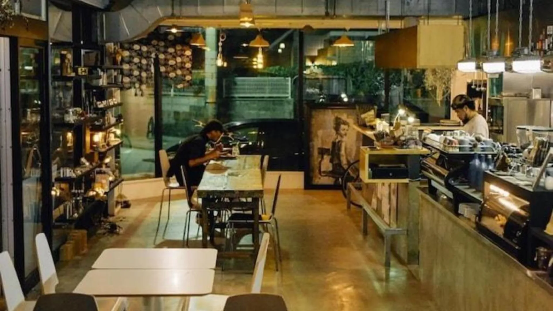 오키나와 본섬 에이엔 커피  앤 호스텔 2성급 호텔 레스토랑