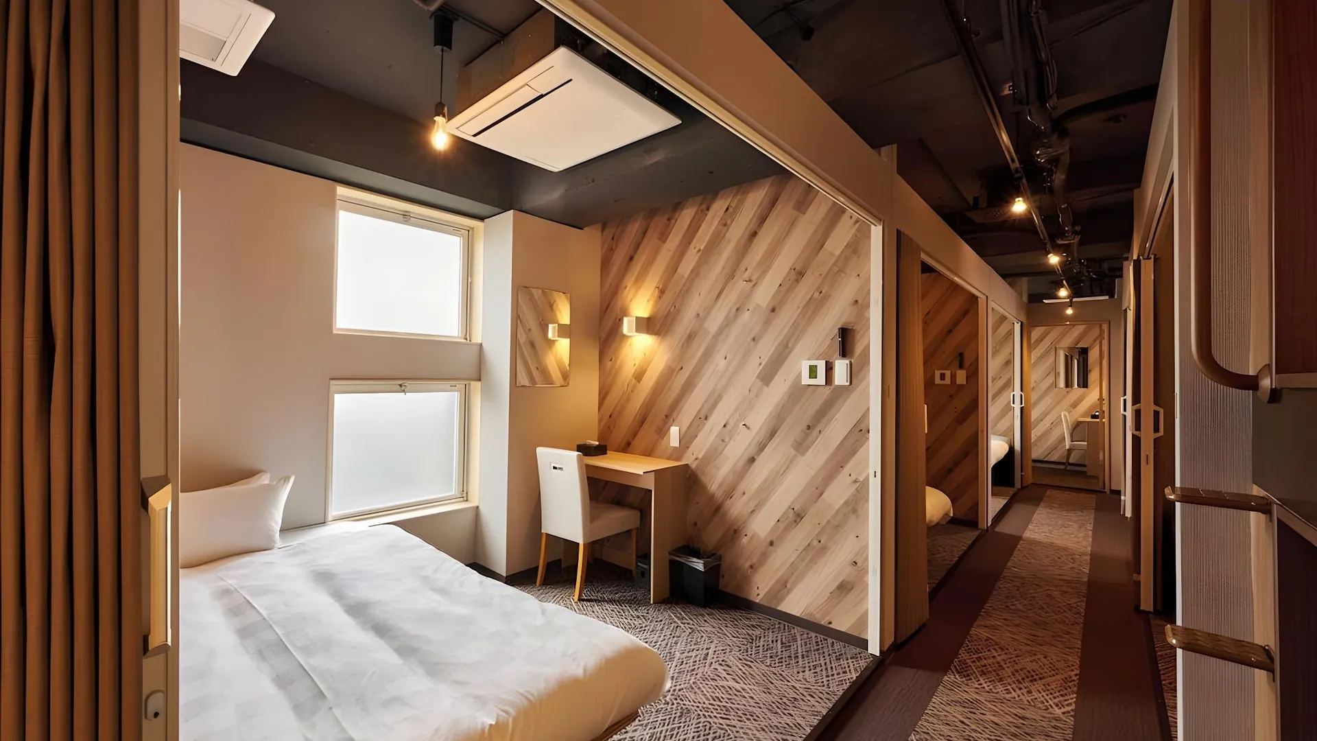 교토 CAPSULE HOTEL CONTINUE NijojoKita 2성급 호텔 스위트룸