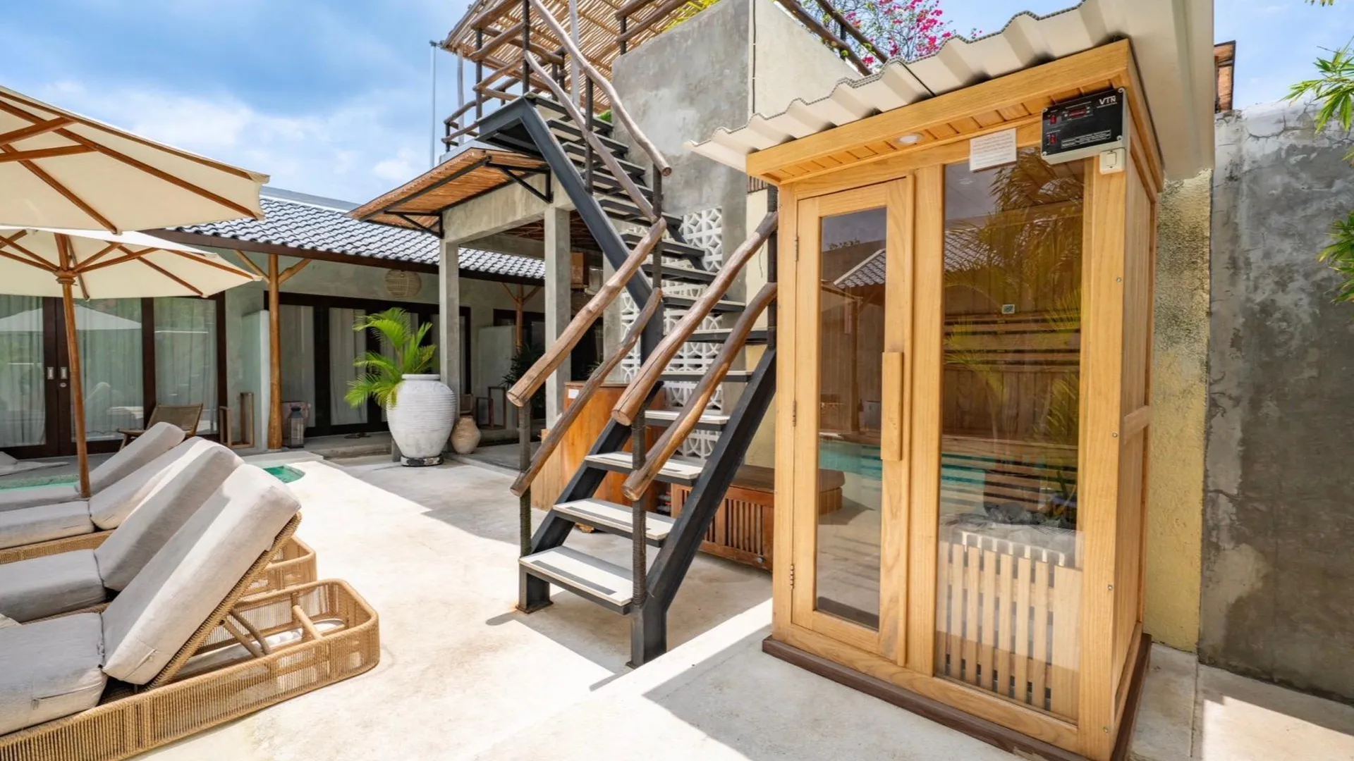 발리 카노 트윈 3성급 호텔 외관