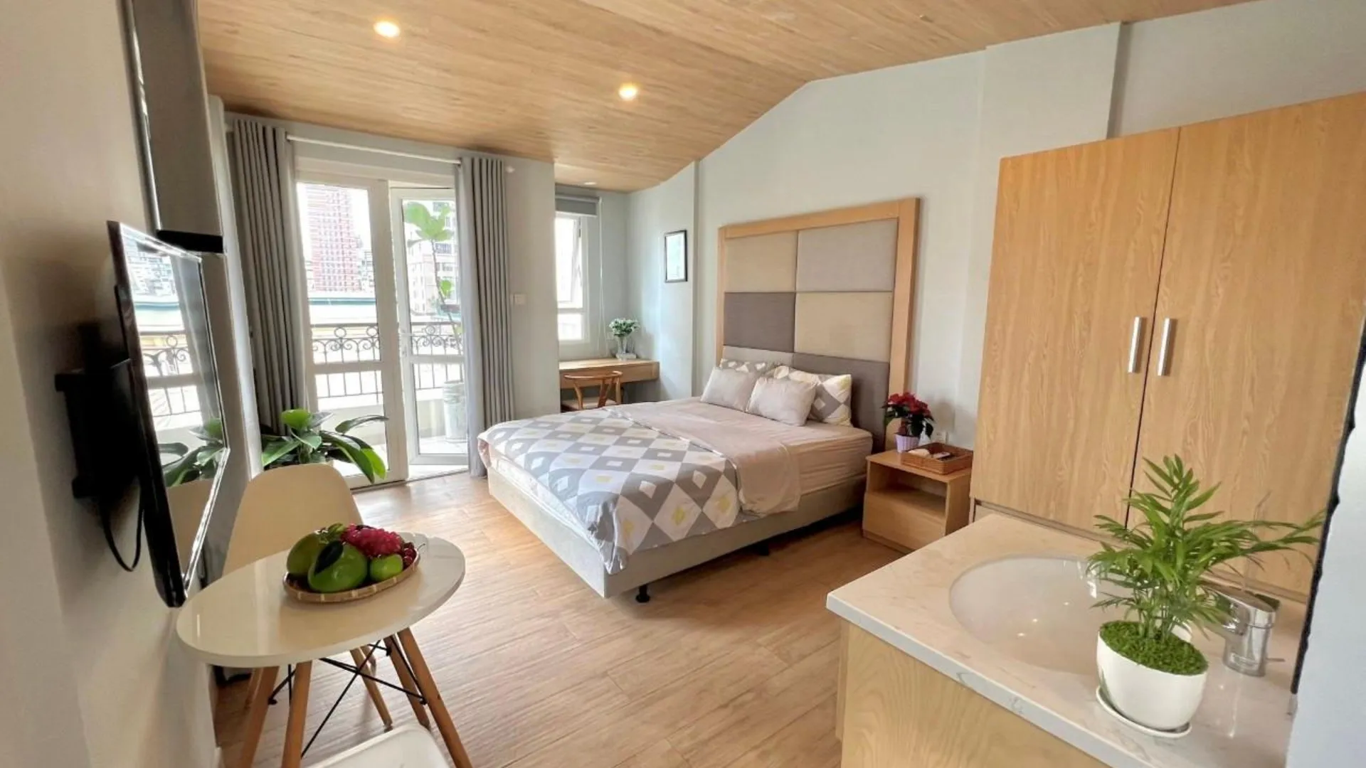 호치민 7 아파트먼트 5성급 호텔 객실