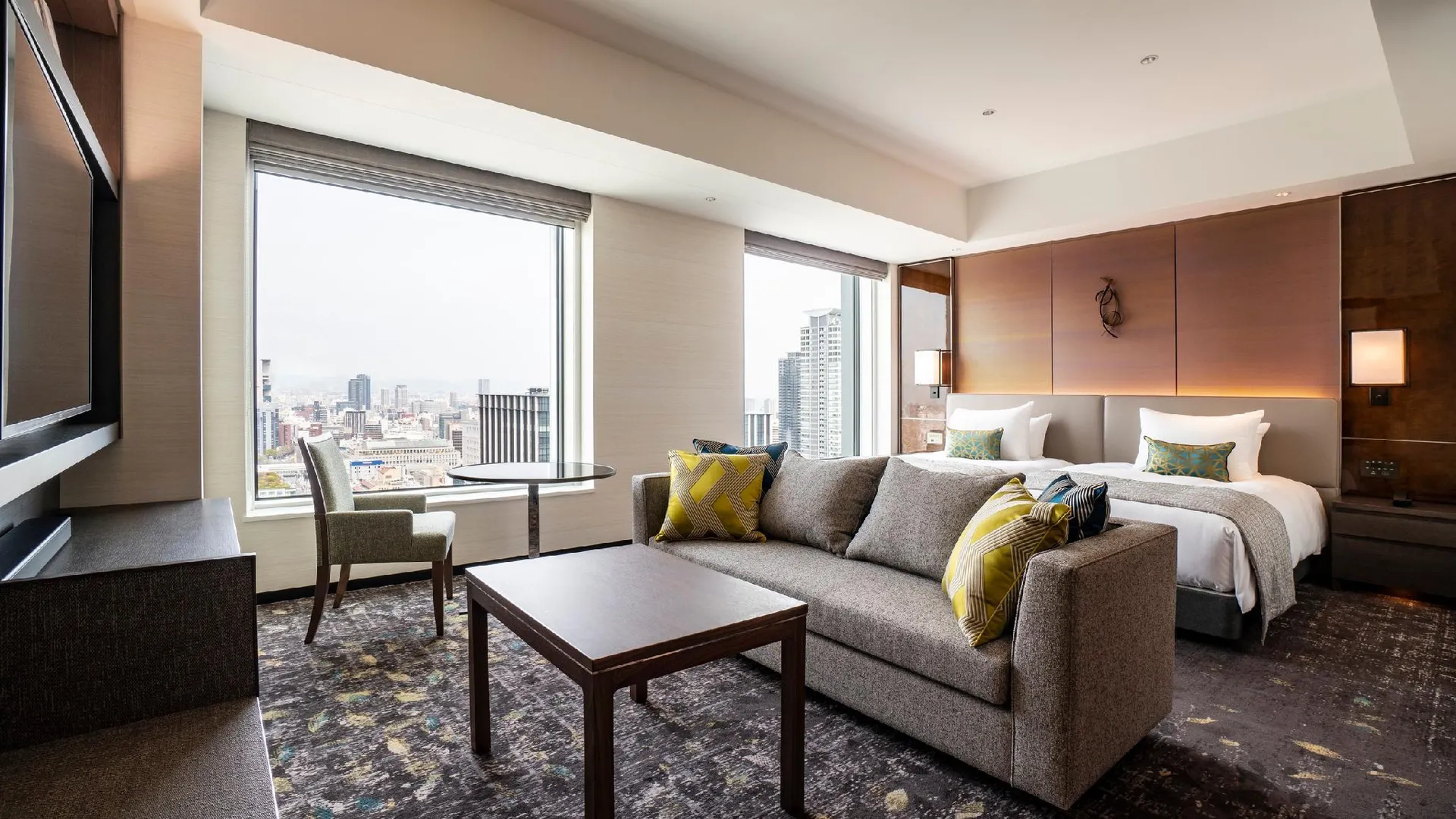 오사카 더 로얄 파크 호텔 아이코닉 오사카 미도스지 4성급 호텔 스위트룸