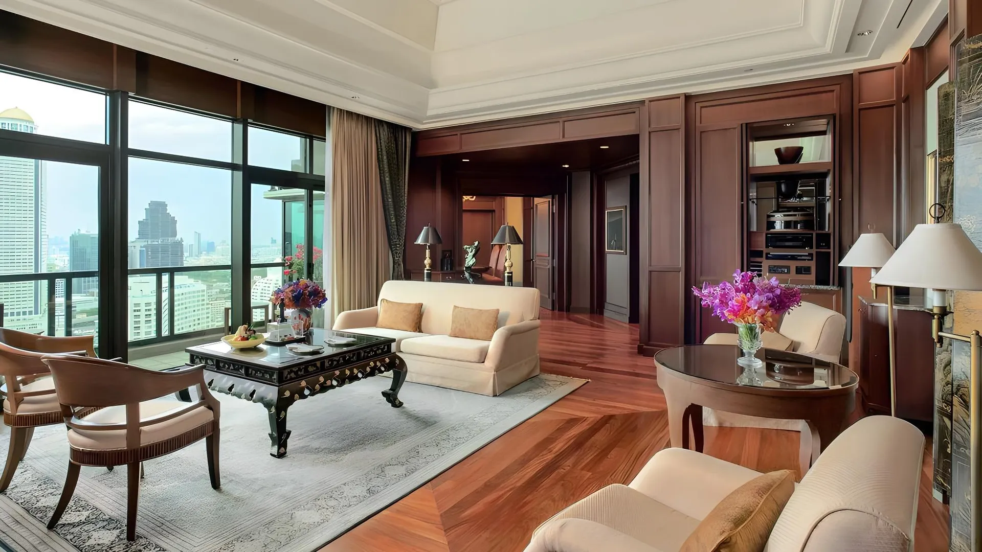 방콕 더 페닌슐라 방콕 5성급 호텔 스위트룸