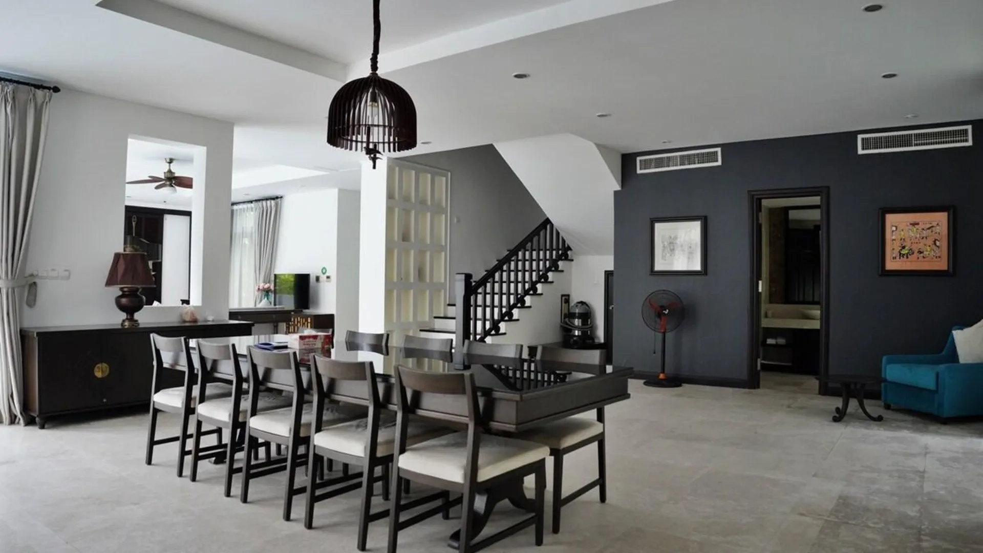 다낭 프억 미의 프라이빗 하우스 (330m², 침실 3개, 프라이빗 욕실 4개) 4성급 싱글룸 전망