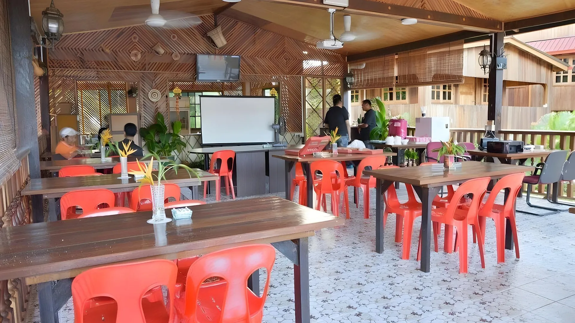 코타키나발루 보르네오 트리 하우스 호텔 레스토랑