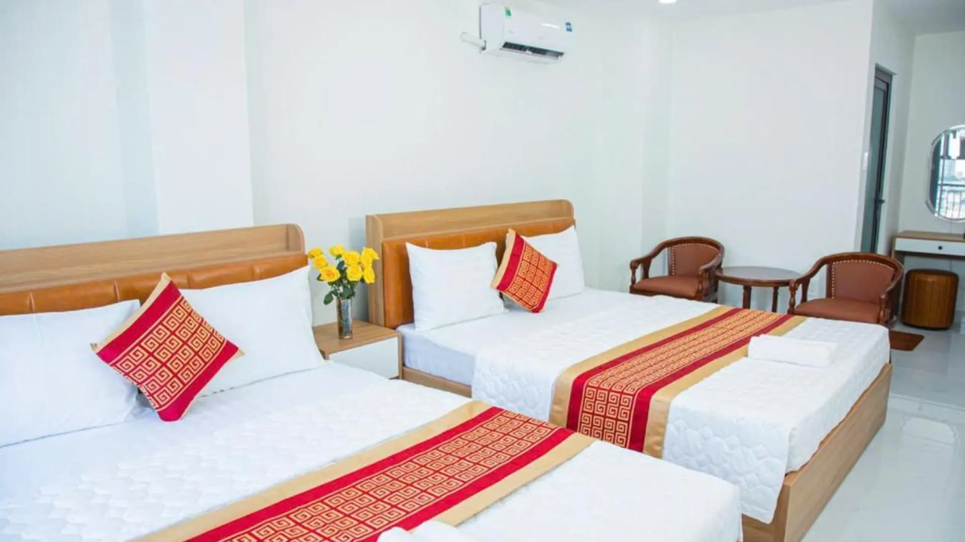 호치민 호텔 언언 287 홍락 2성급 호텔 객실