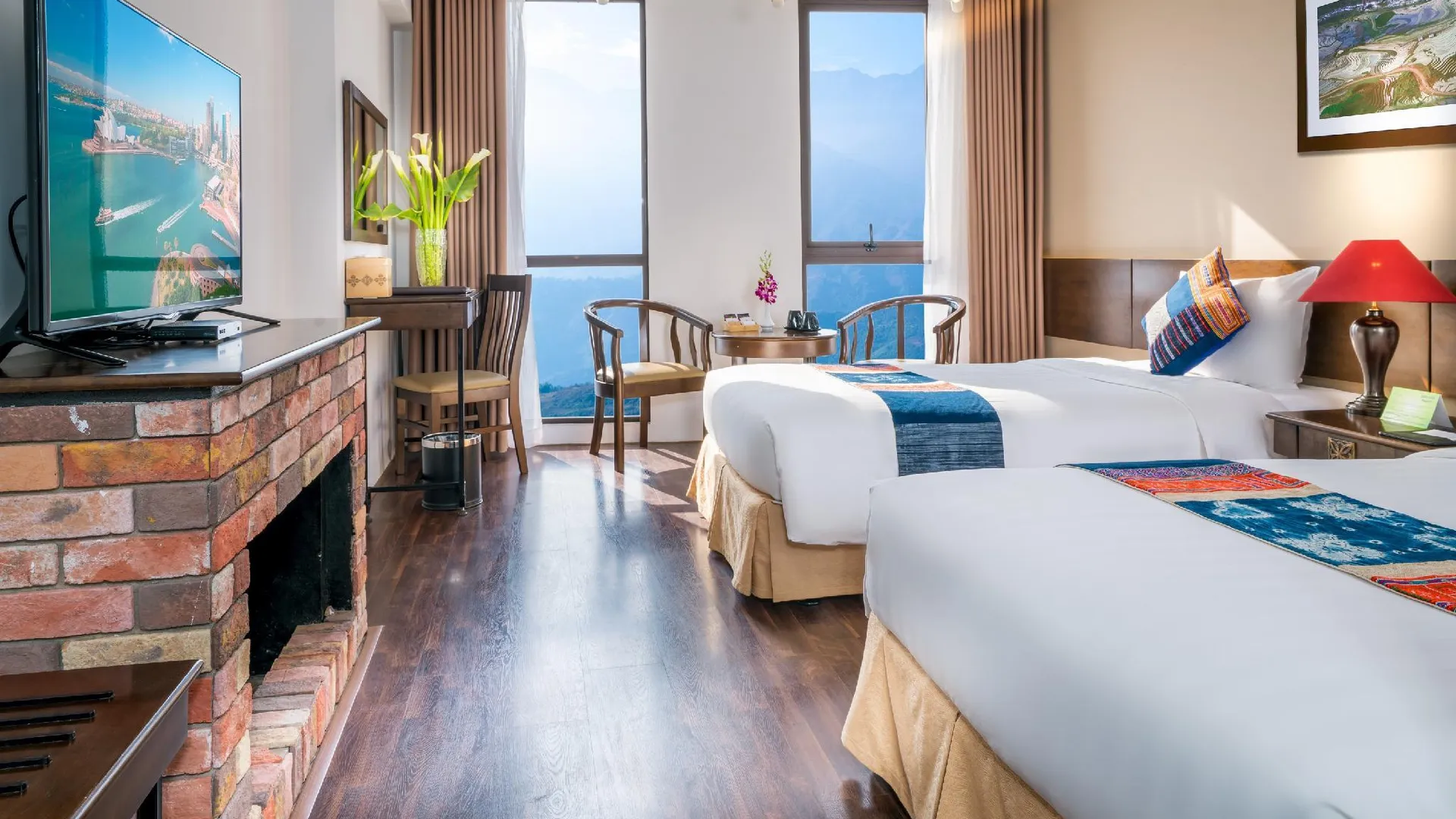 사파 어메이징 호텔 사파 4성급 호텔 전망