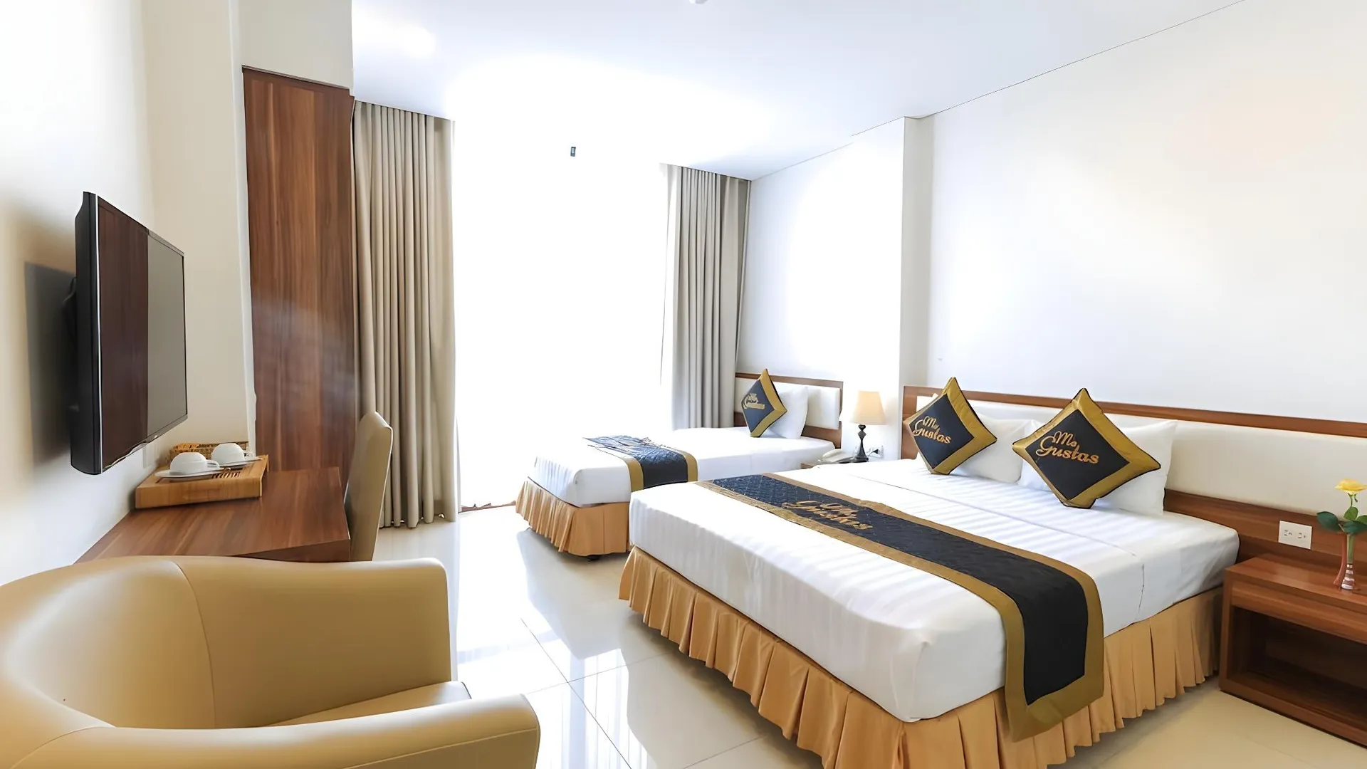 호치민 사이공 키코 호텔 3성급 호텔 스위트룸