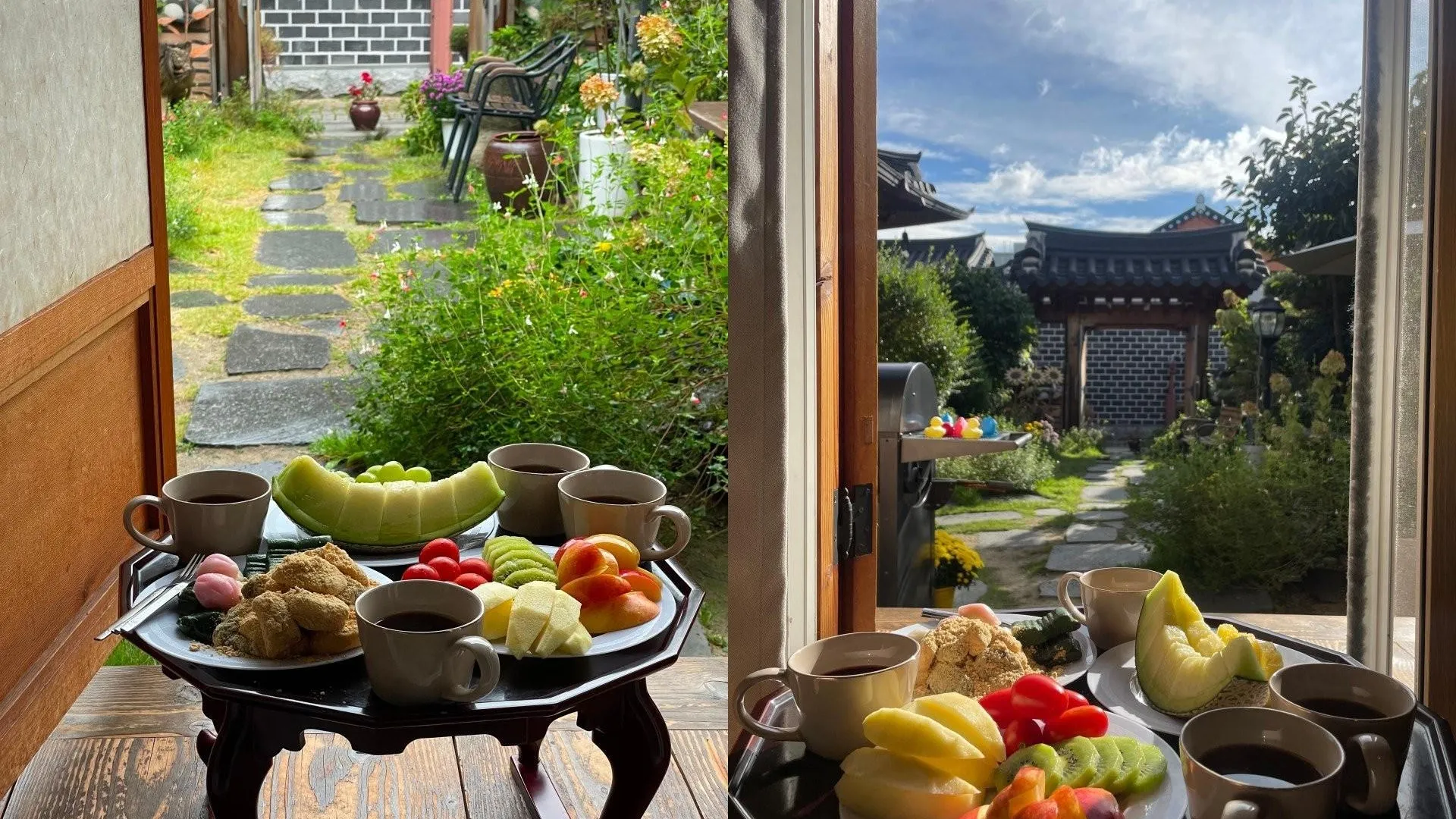 전주 전주 한옥 마을 숙박 더머뭄 4성급 게스트하우스 레스토랑