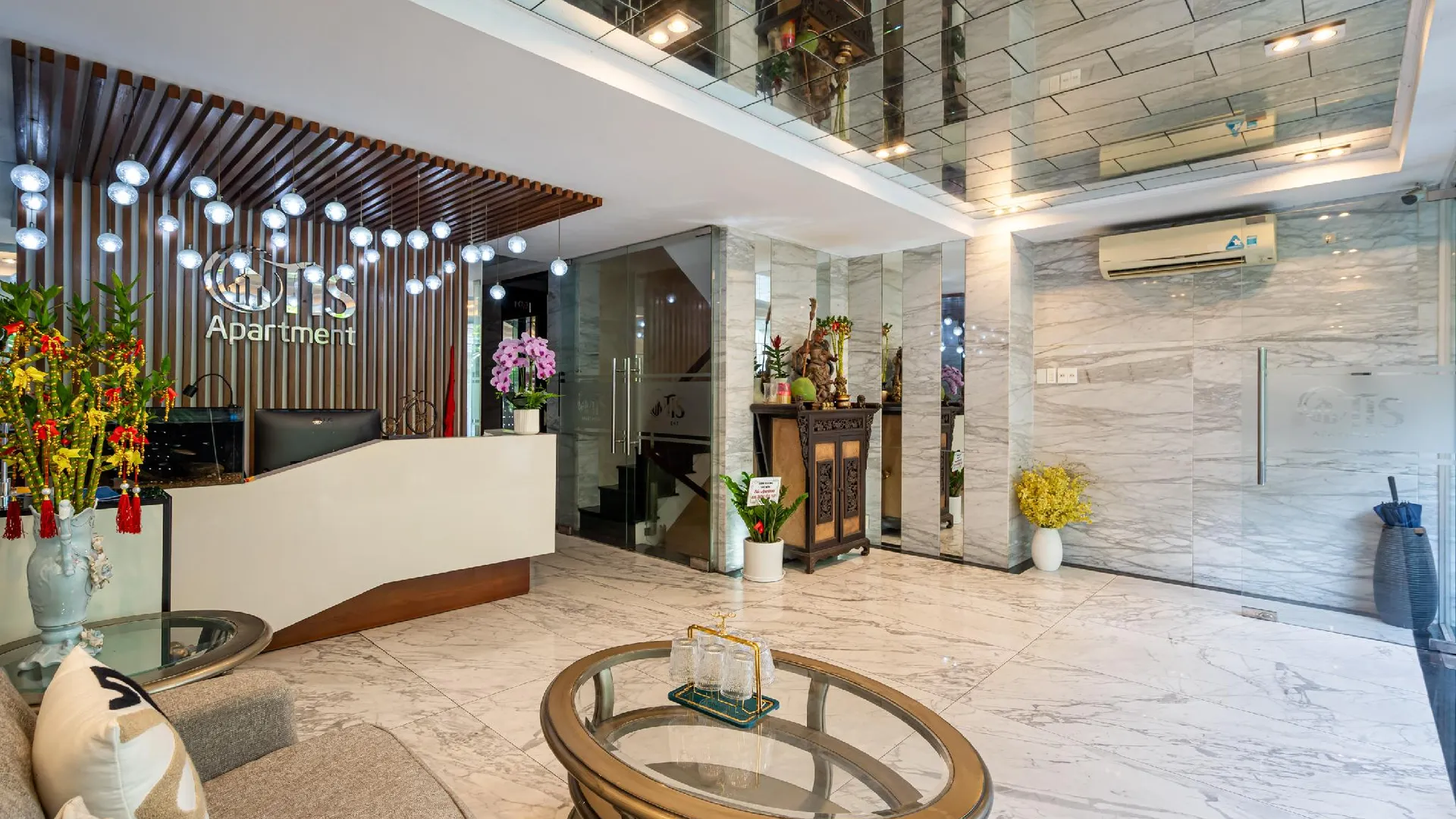 호치민 오티스 아파트먼트 - 33 쩐께쑤엉 루프탑뷰 3성급 호텔 전망