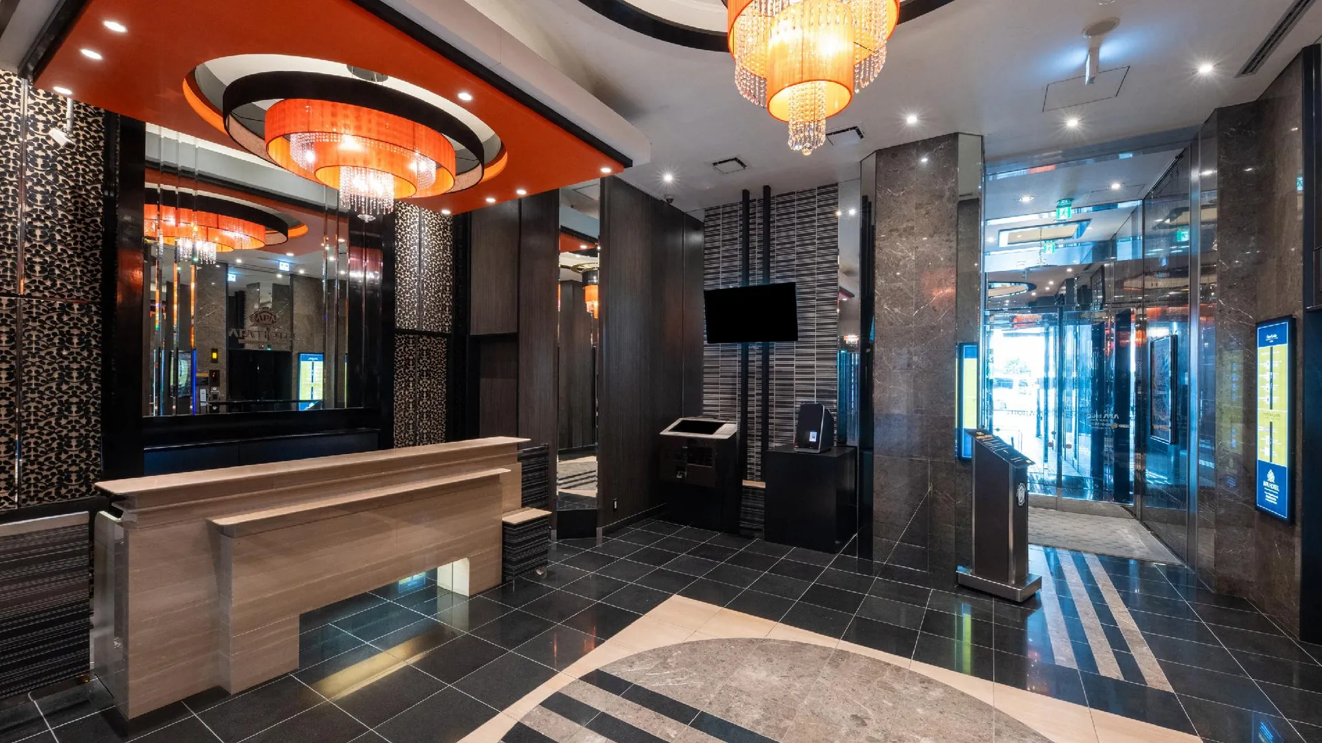 도쿄 / 동경 APA 호텔 히가시-신주쿠 가부키초 3성급 호텔 로비