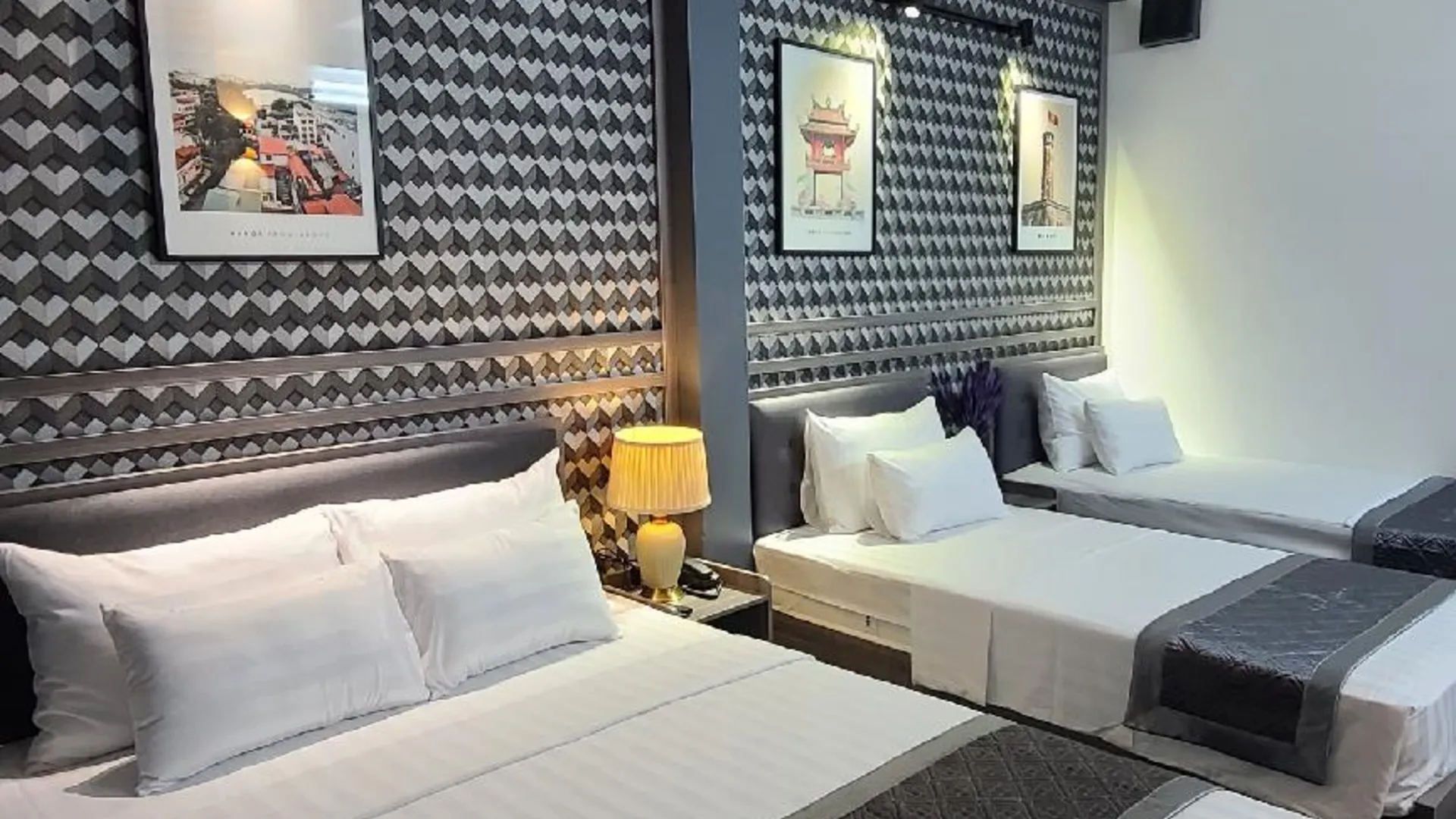 하노이 하노이 럭키 호스텔 3성급 호텔 레스토랑