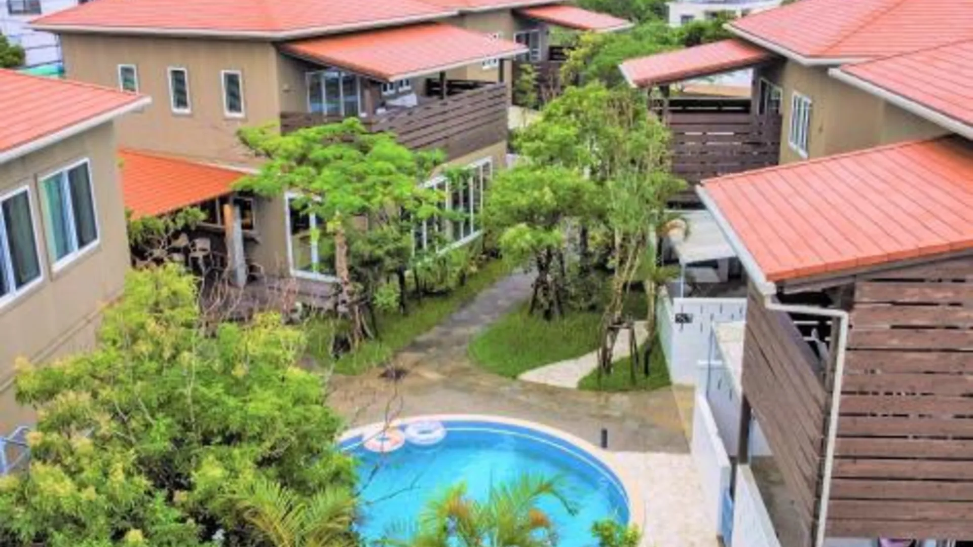 오키나와 본섬 Mihana Onnason 4성급 호텔 수영장