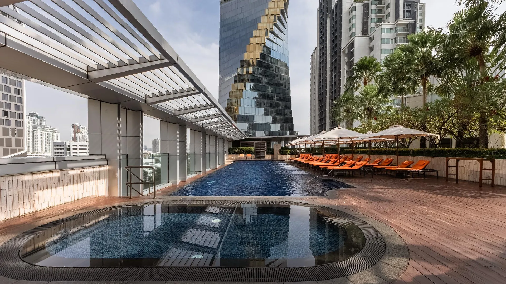 방콕 메리어트 이그제큐티브 아파트 방콕, 수쿰빗 통로 5성급 호텔 로비