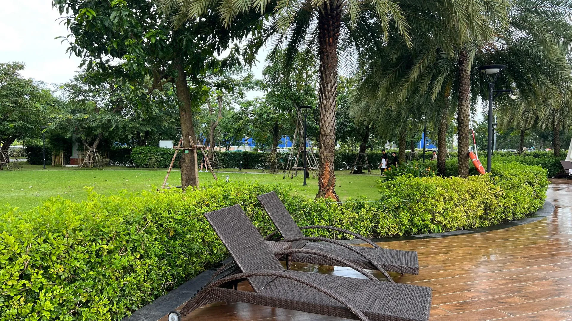 호치민 9군의 프라이빗 하우스 (35m², 침실 1개, 프라이빗 욕실 1개) 4성급 싱글룸 전망