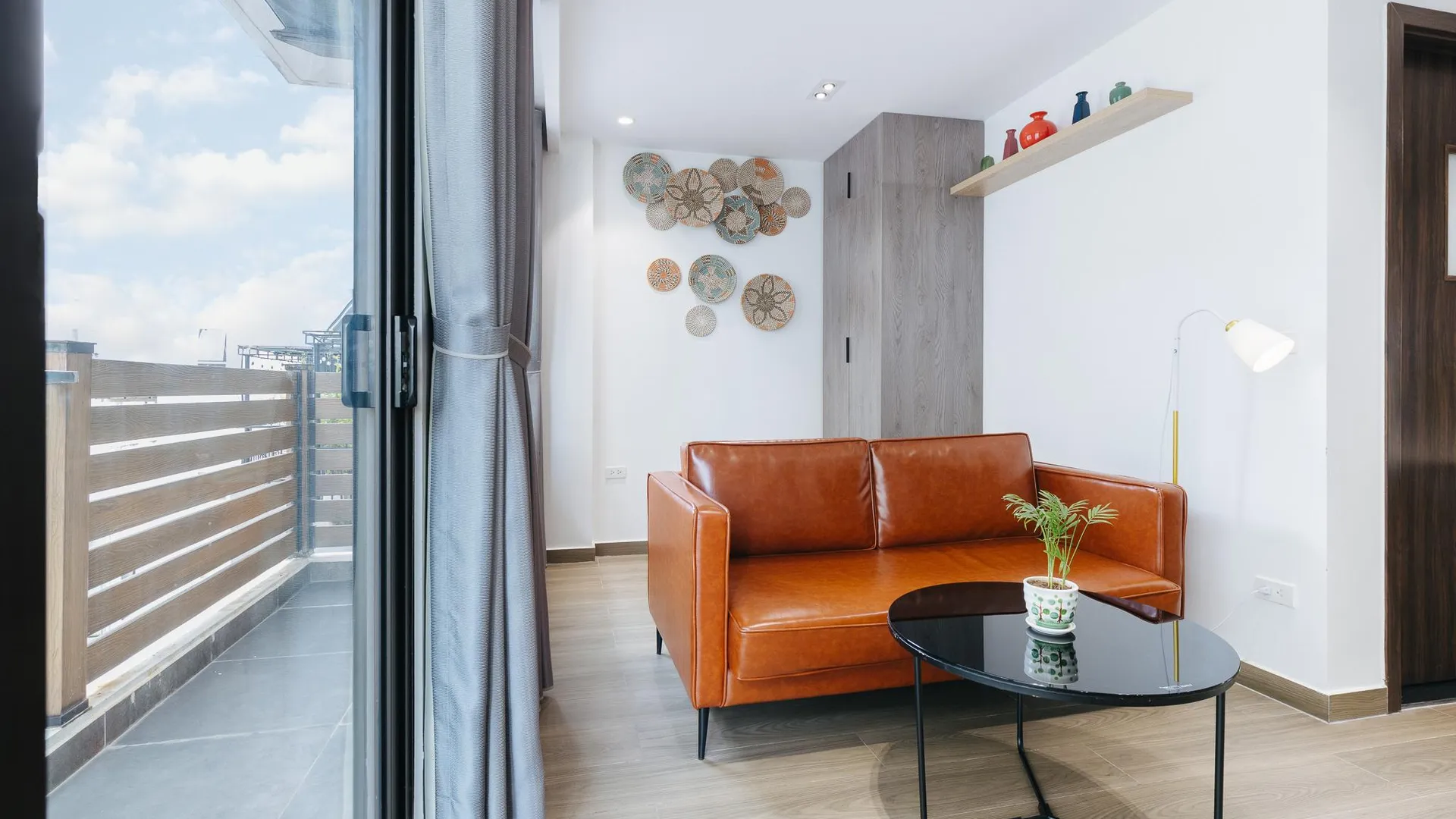 하노이 럭 아파트 8 - 하노이 웨스트레이크 발코니 스튜디오 4성급 게스트하우스 객실