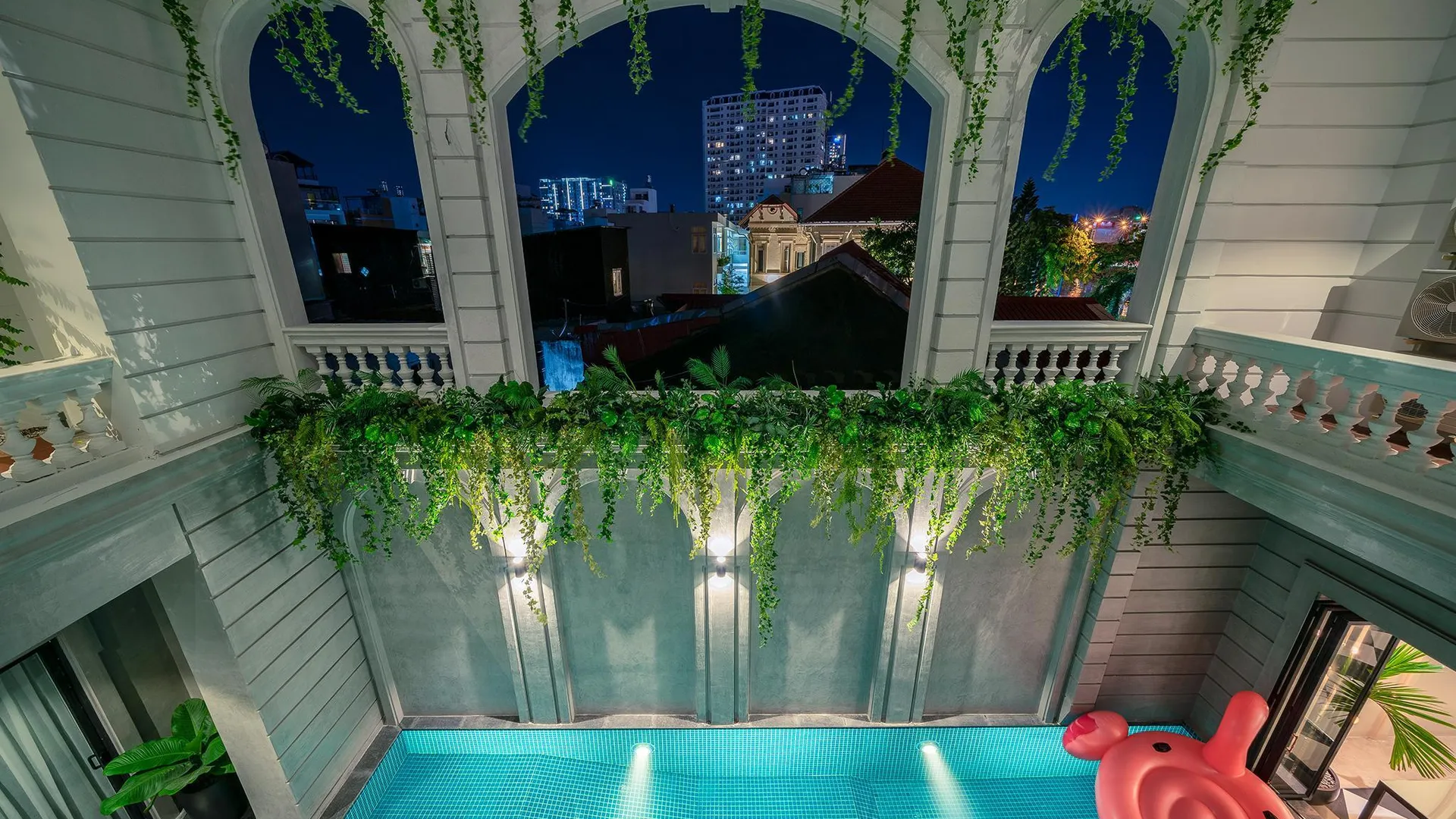 호치민 호텔 르 자르댕 쎄크레 사이공 호텔 외관