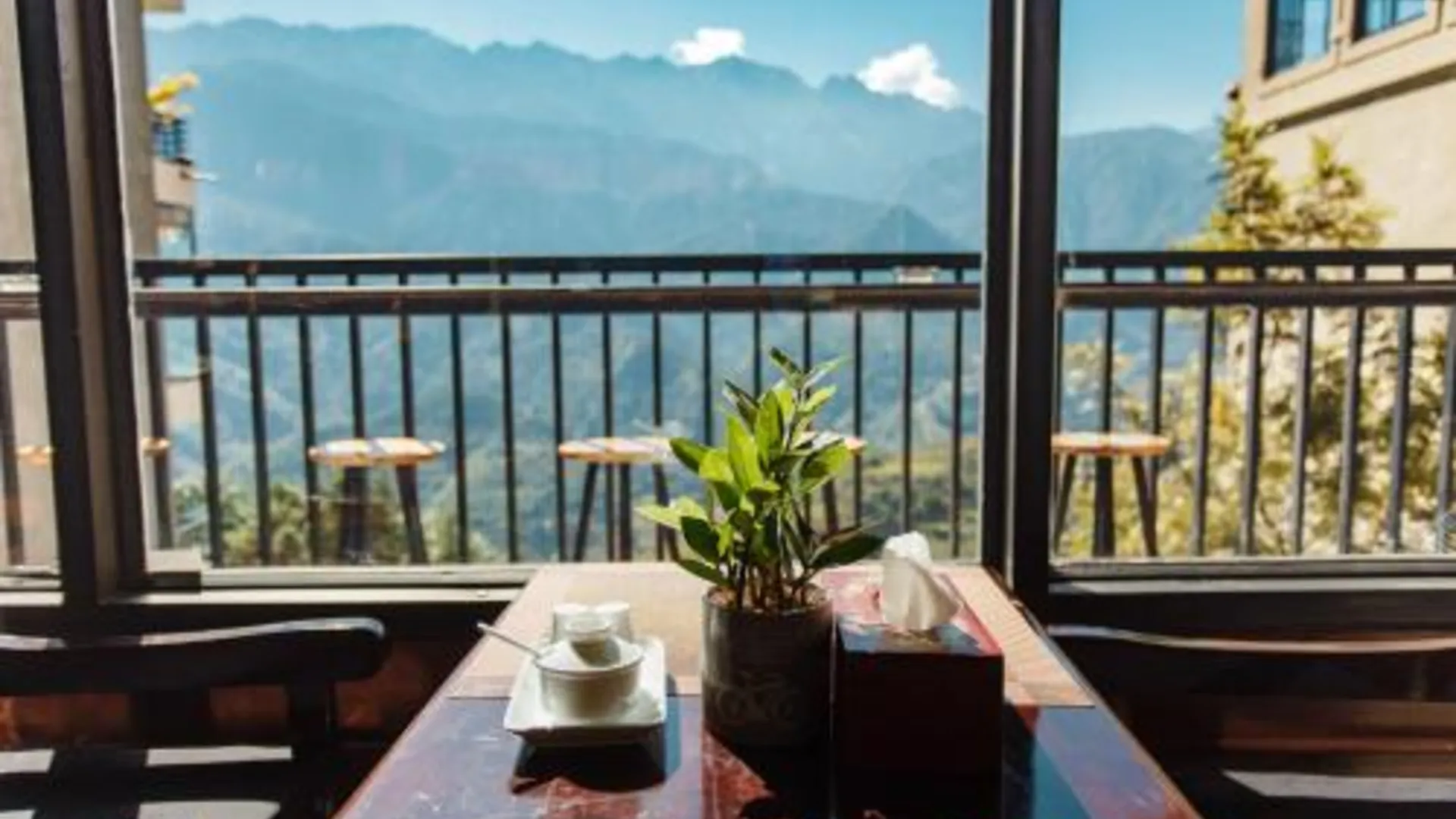 사파 마운틴뷰 스테이션 4성급 게스트하우스 수영장